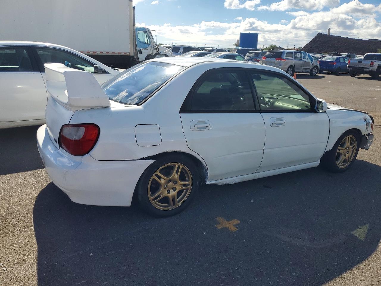 2002 Subaru Impreza Wrx White vin: JF1GD29622G514485