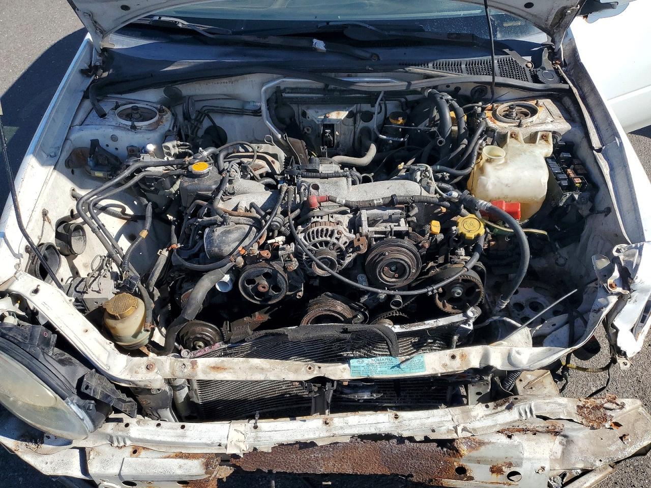 2002 Subaru Impreza Wrx White vin: JF1GD29622G514485