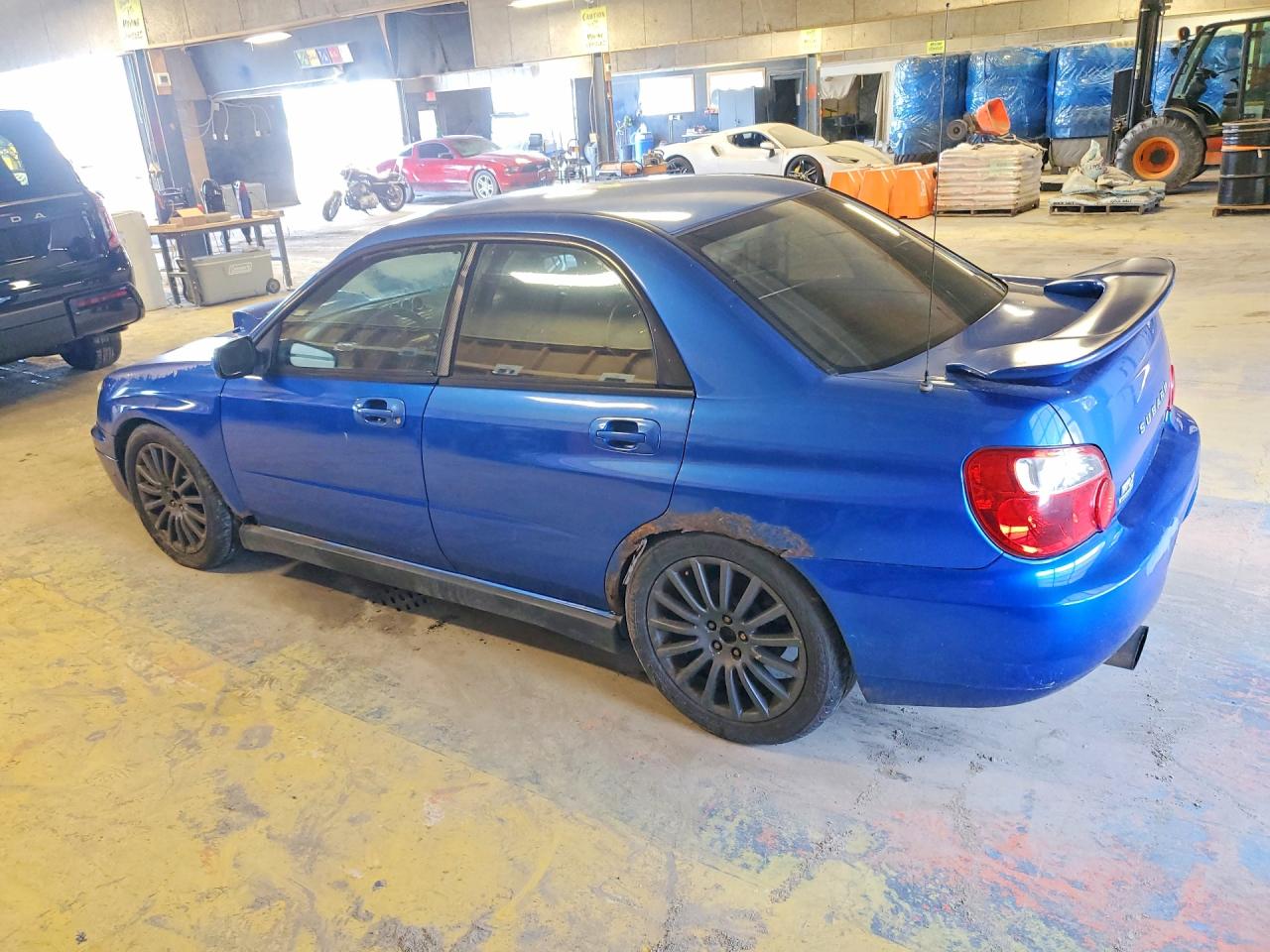 2004 Subaru Impreza Wrx Blue vin: JF1GD29624G505031