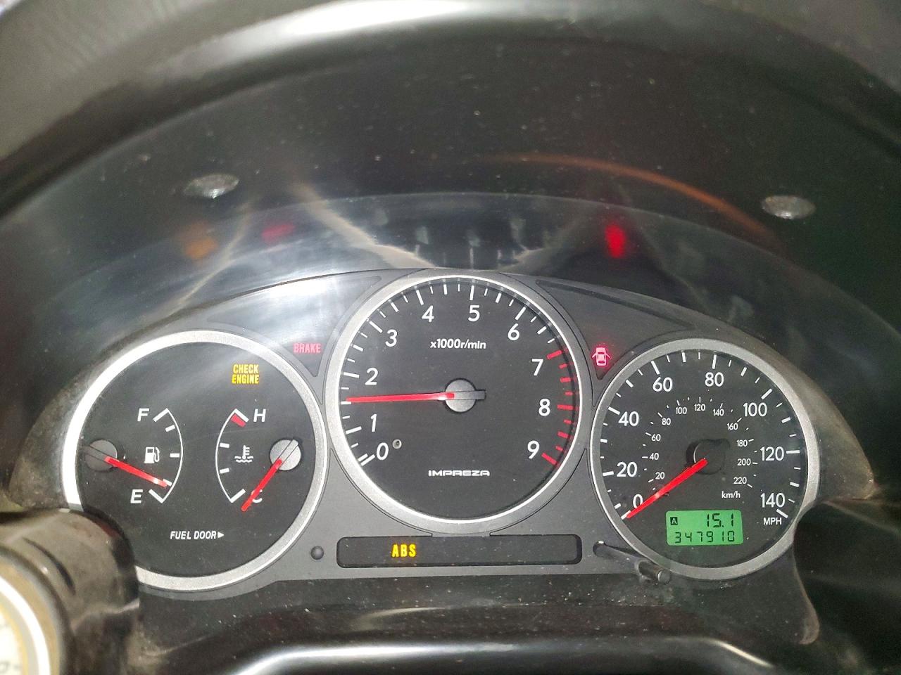 2004 Subaru Impreza Wrx Blue vin: JF1GD29624G505031