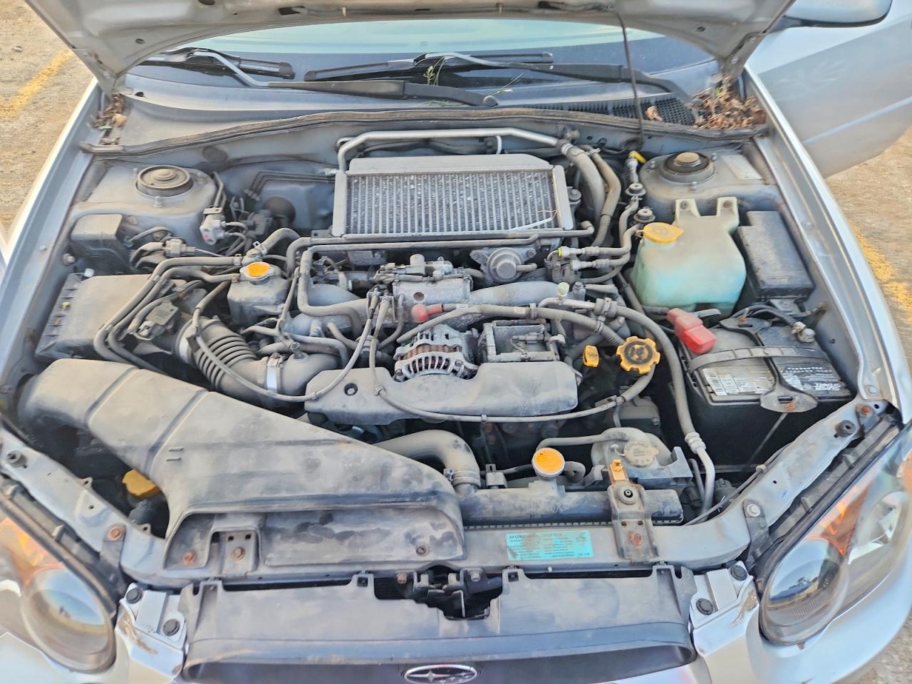 2005 Subaru Impreza Wrx Silver vin: JF1GD29625G522560