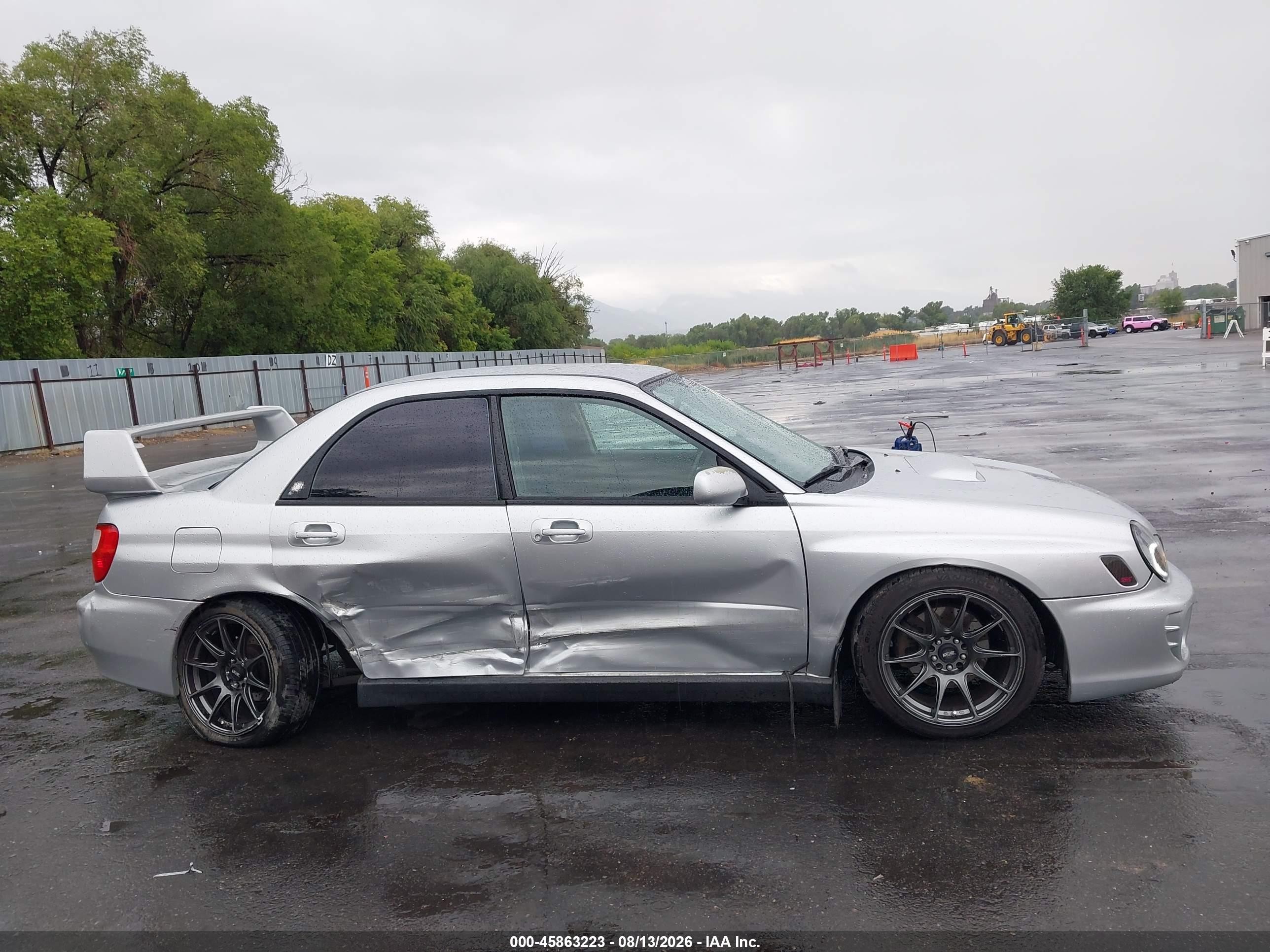 2002 Subaru Impreza Wrx Silver vin: JF1GD29632G510946