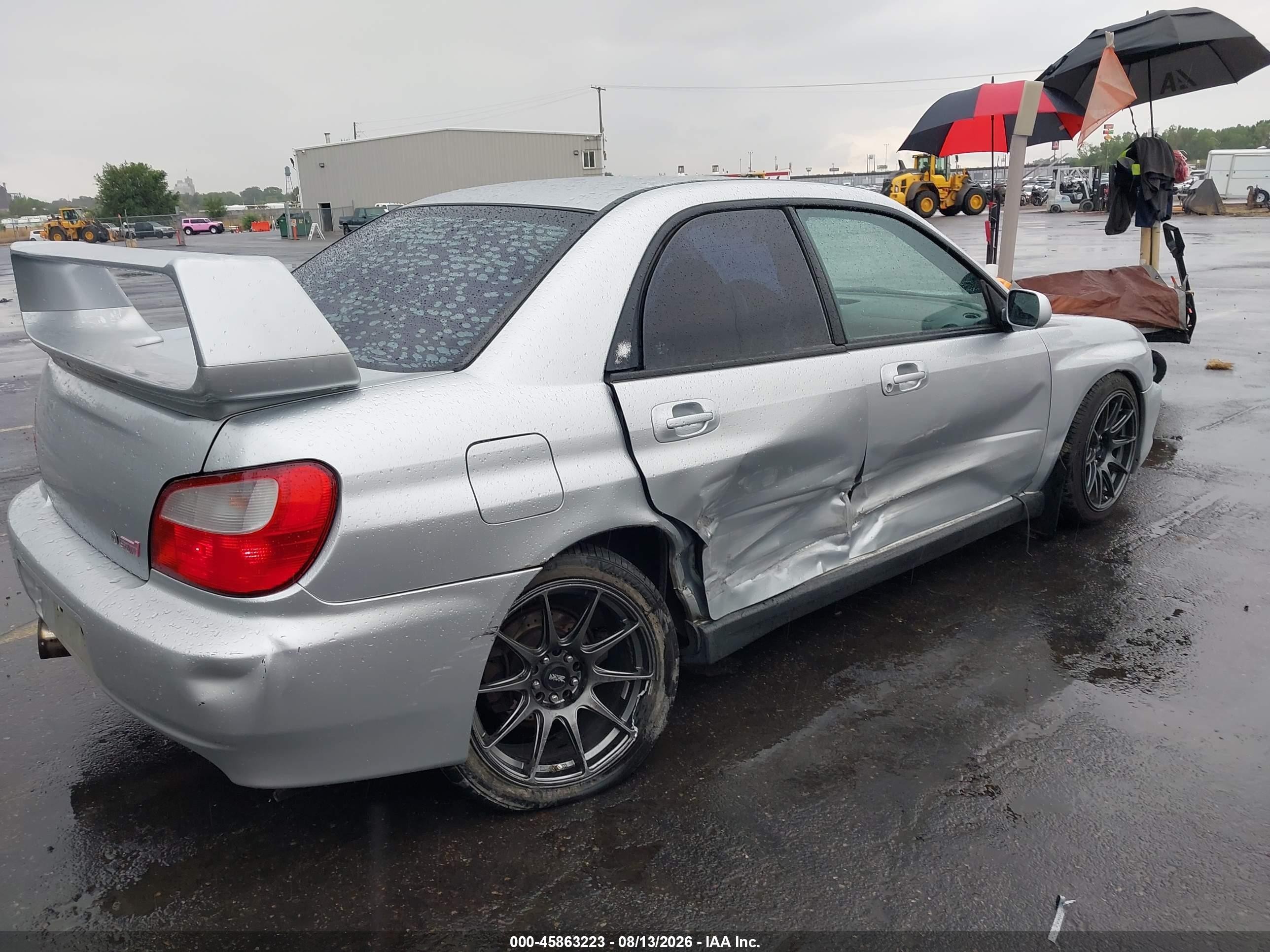 2002 Subaru Impreza Wrx Silver vin: JF1GD29632G510946