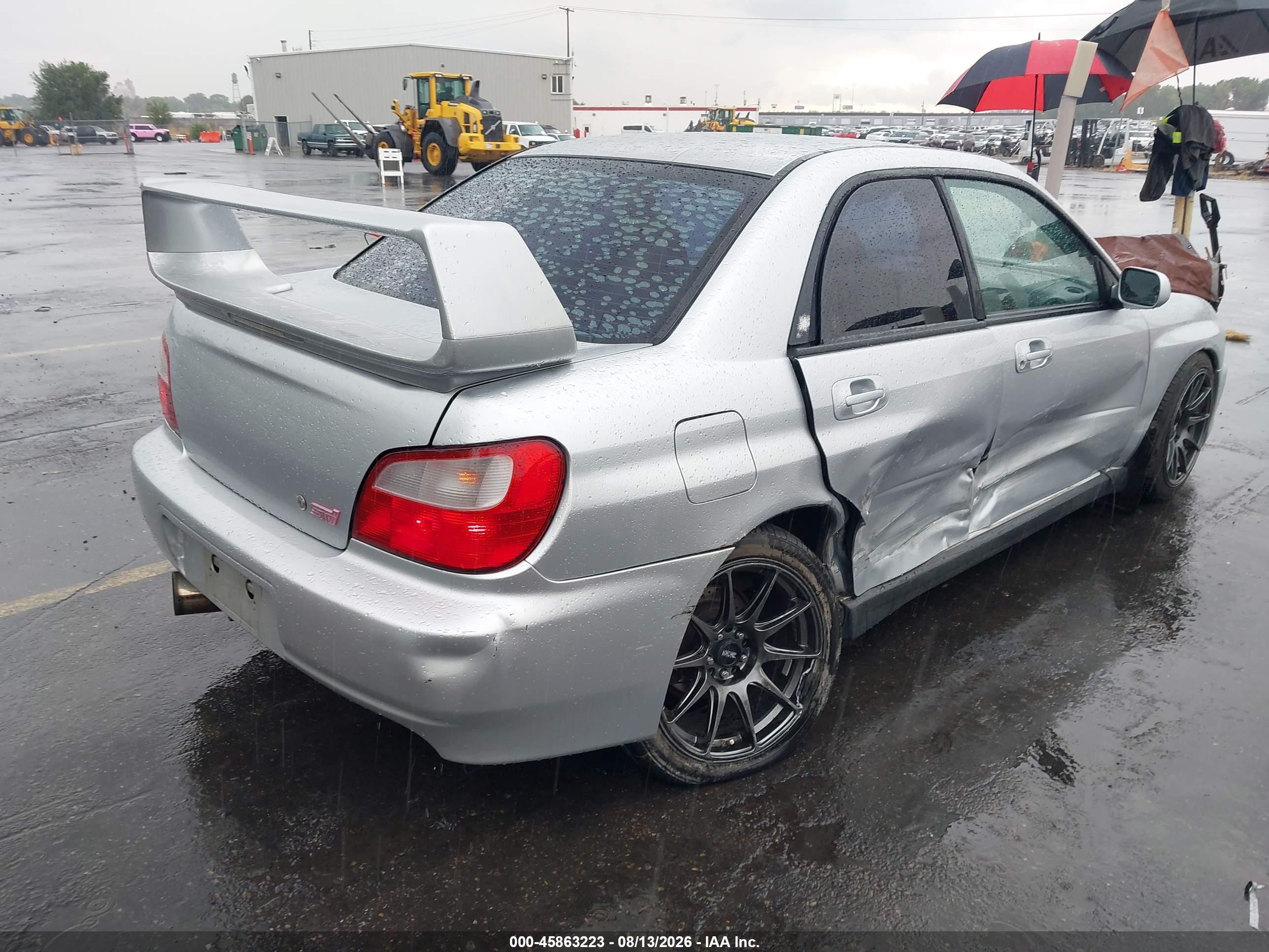 2002 Subaru Impreza Wrx Silver vin: JF1GD29632G510946