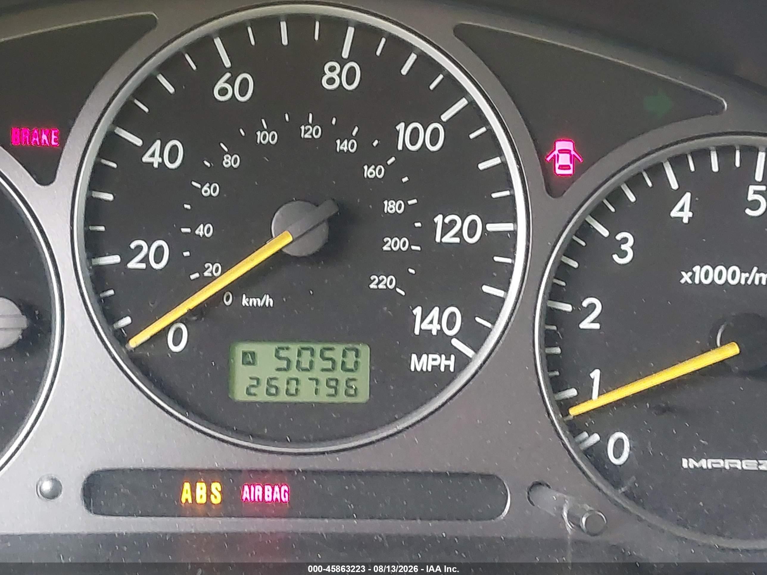 2002 Subaru Impreza Wrx Silver vin: JF1GD29632G510946