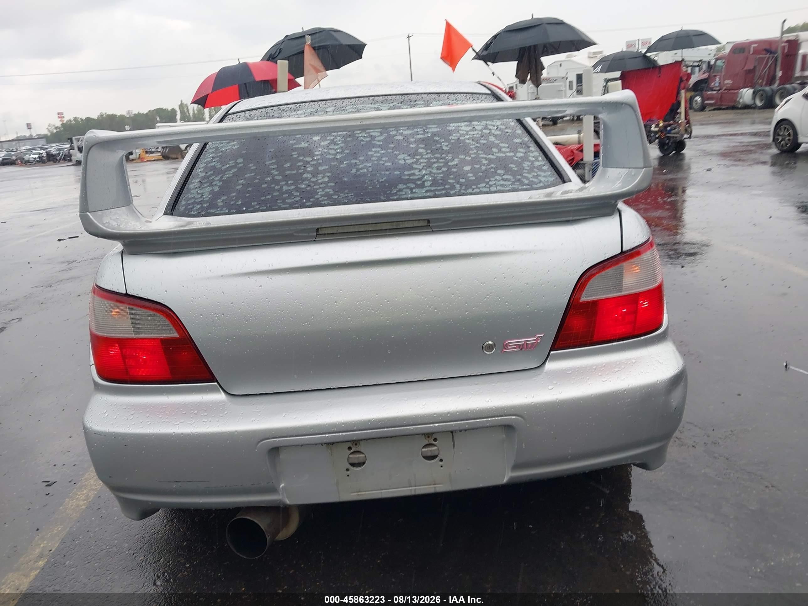 2002 Subaru Impreza Wrx Silver vin: JF1GD29632G510946