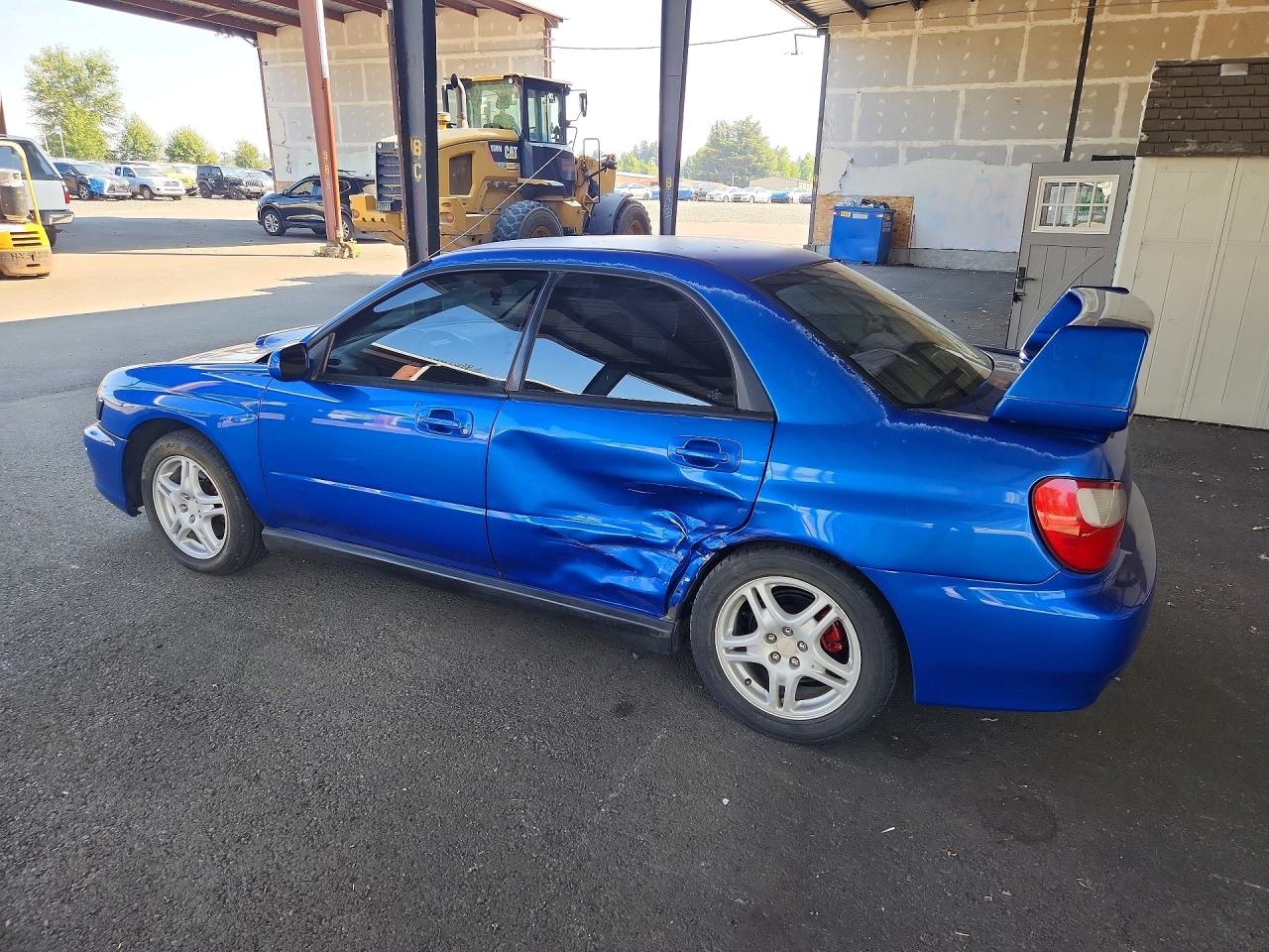 2002 Subaru Impreza Blue vin: JF1GD29632G518366