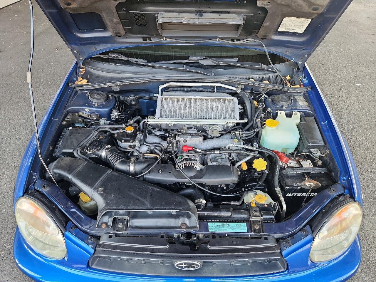 2002 Subaru Impreza Blue vin: JF1GD29632G518366