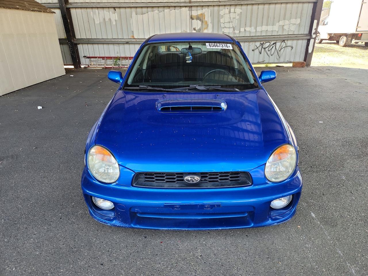 2002 Subaru Impreza Blue vin: JF1GD29632G518366