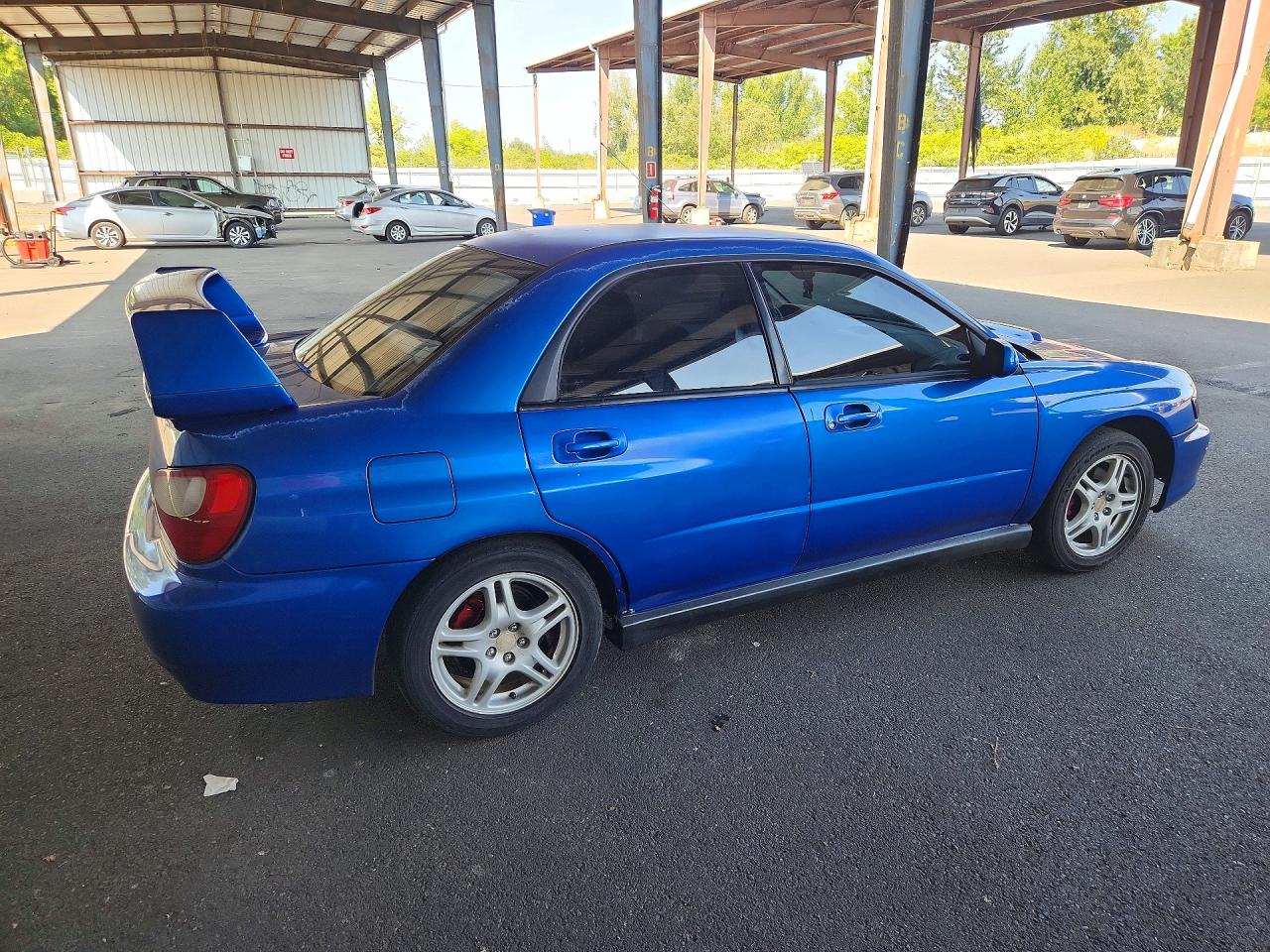 2002 Subaru Impreza Blue vin: JF1GD29632G518366