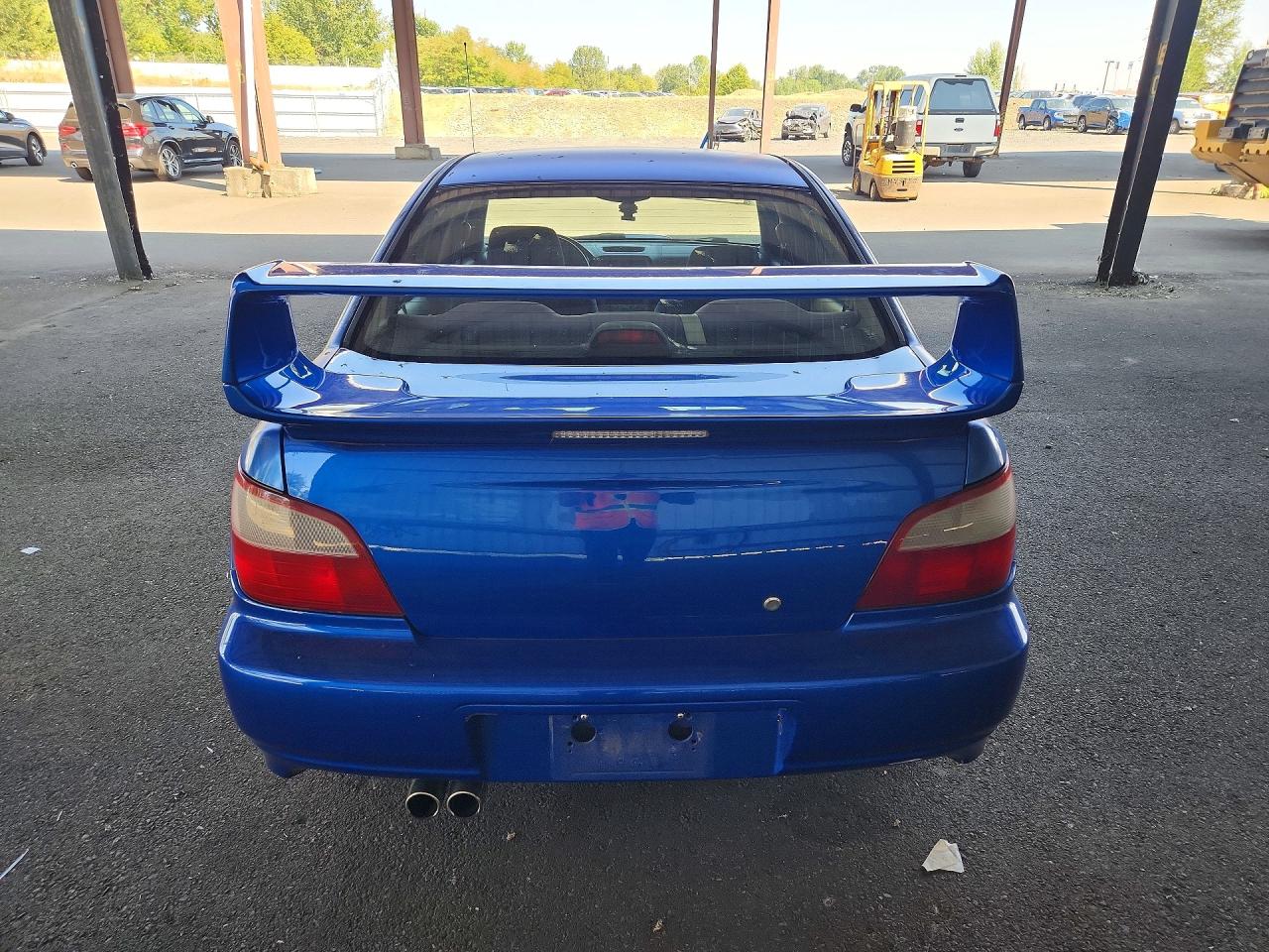 2002 Subaru Impreza Blue vin: JF1GD29632G518366