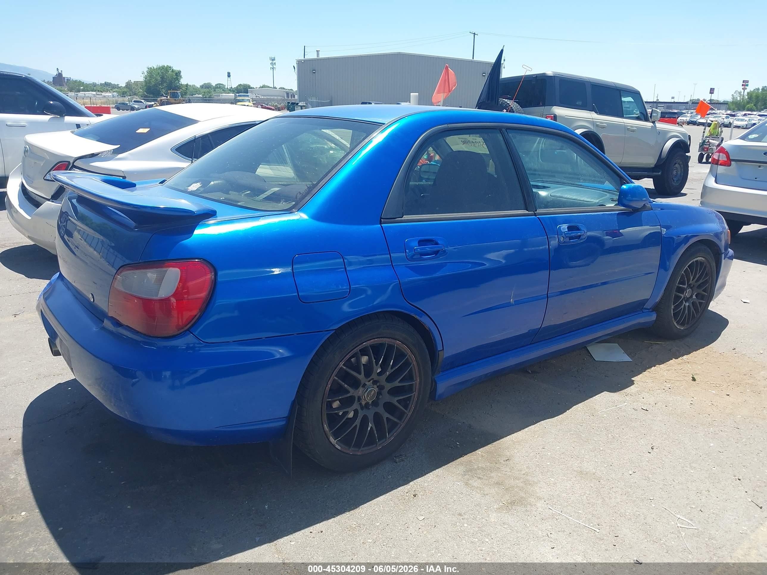 2003 Subaru Impreza Wrx Blue vin: JF1GD29633G511032