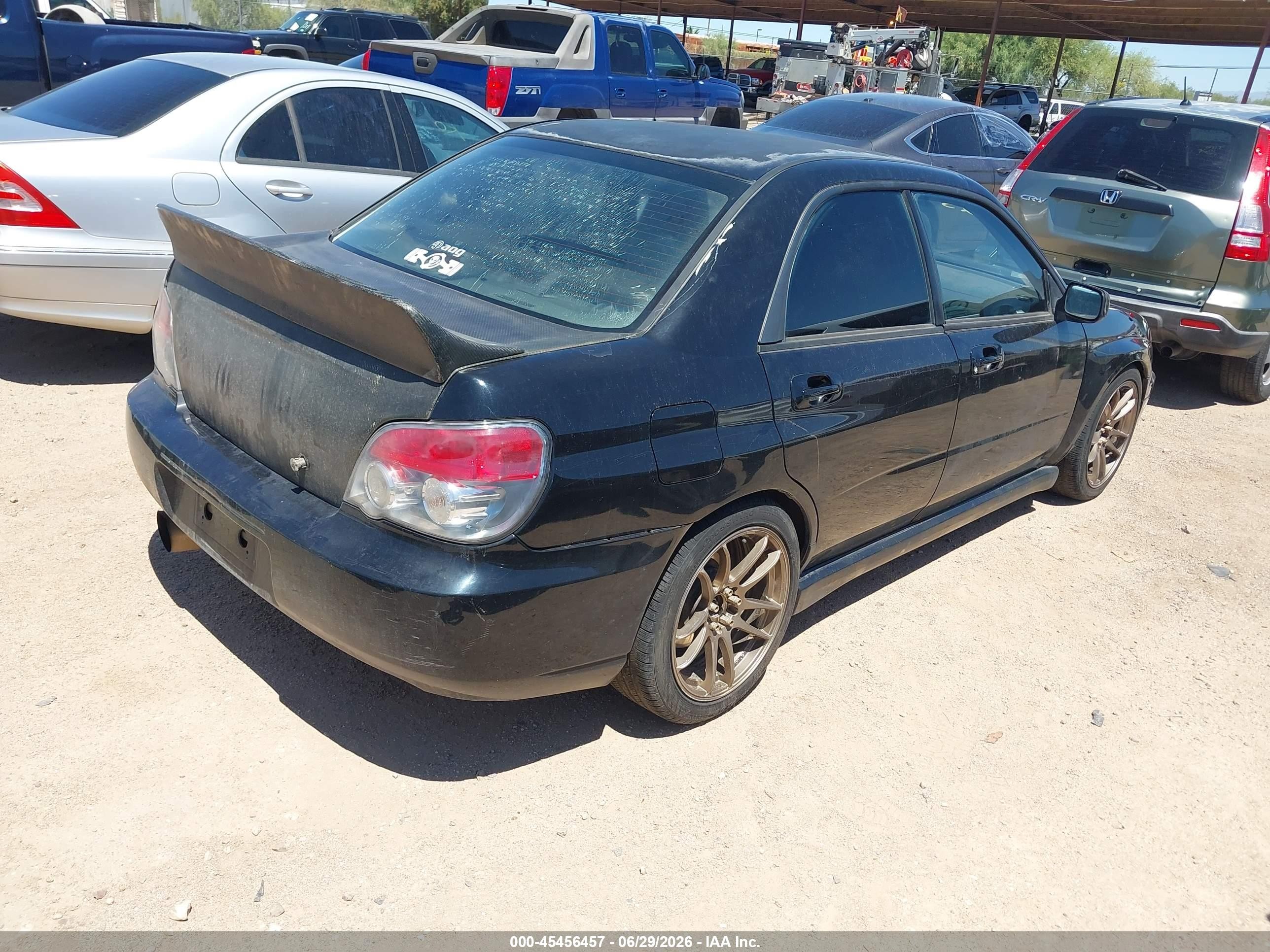 2005 Subaru Impreza Wrx Black vin: JF1GD29635G511468