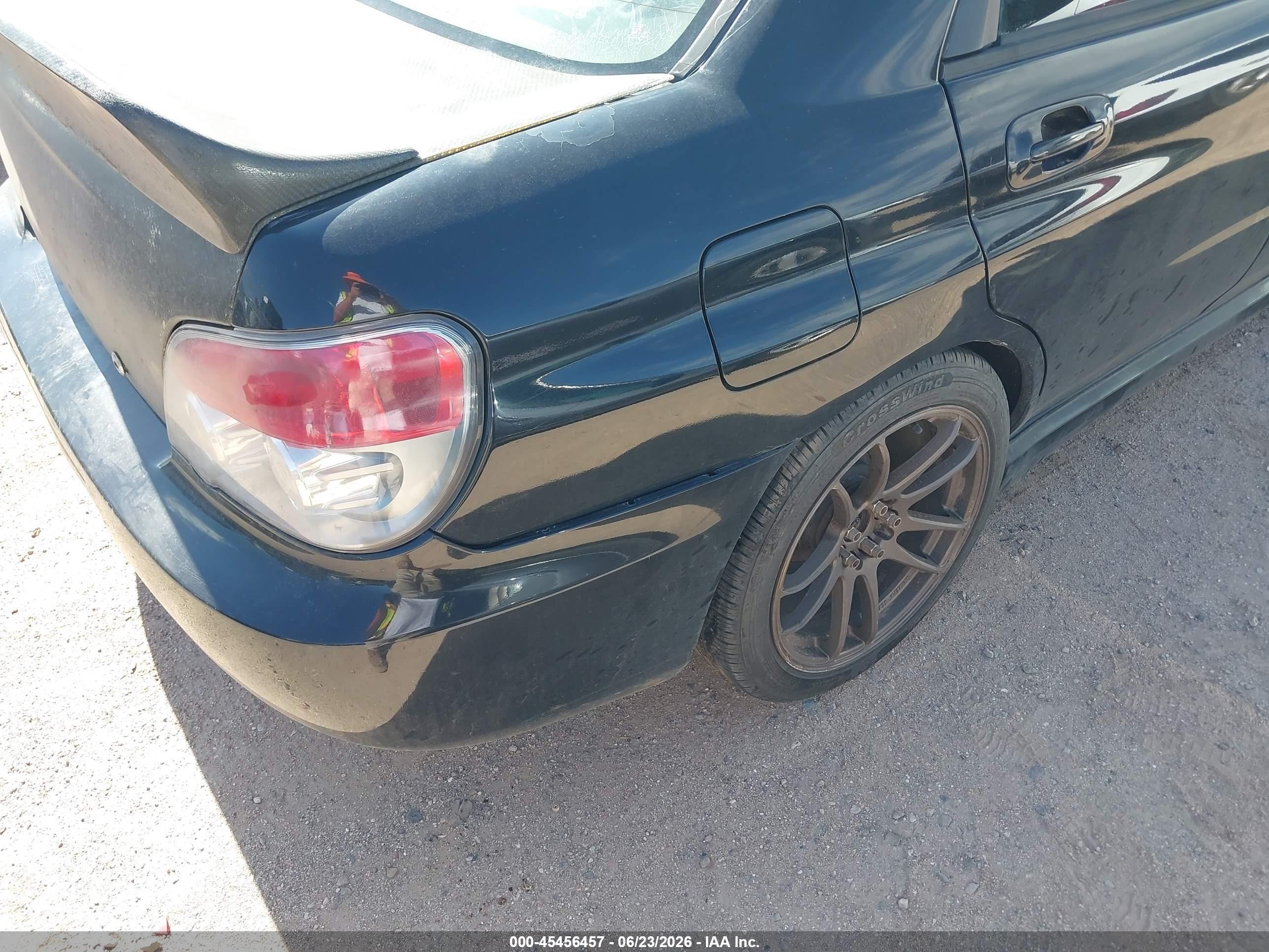 2005 Subaru Impreza Wrx Black vin: JF1GD29635G511468