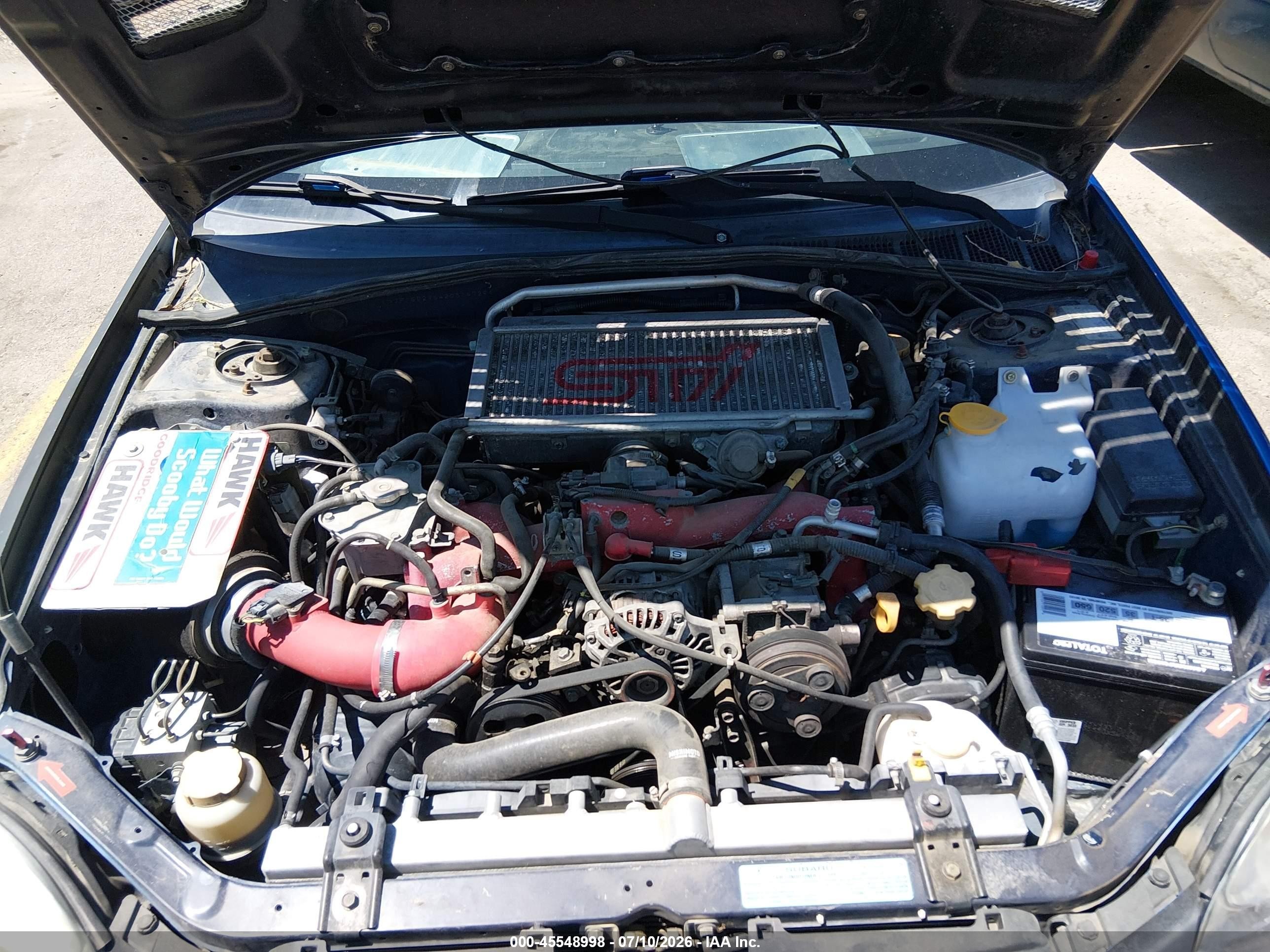 2002 Subaru Impreza Wrx Синий vin: JF1GD29642G514729