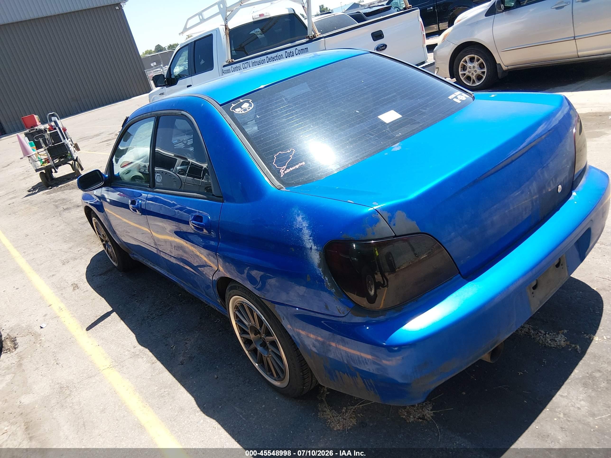 2002 Subaru Impreza Wrx Синий vin: JF1GD29642G514729