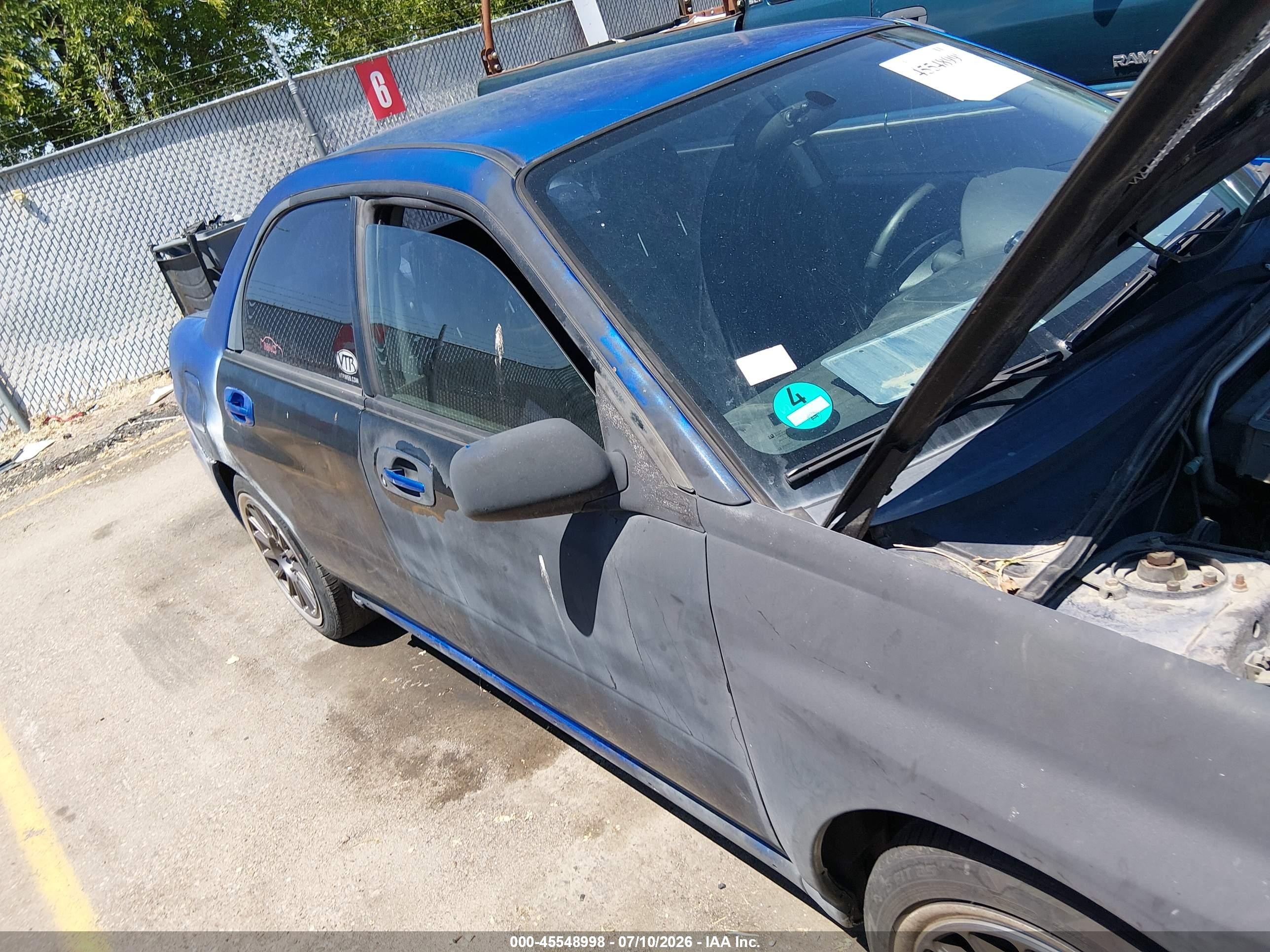 2002 Subaru Impreza Wrx Синий vin: JF1GD29642G514729