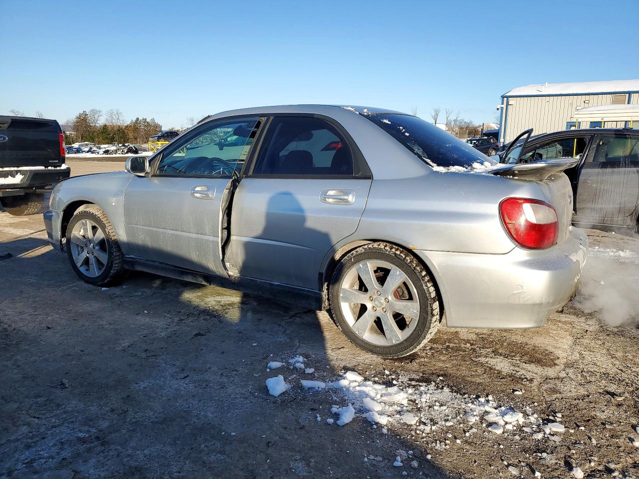 2003 Subaru Impreza Wrx Silver vin: JF1GD29643G502047