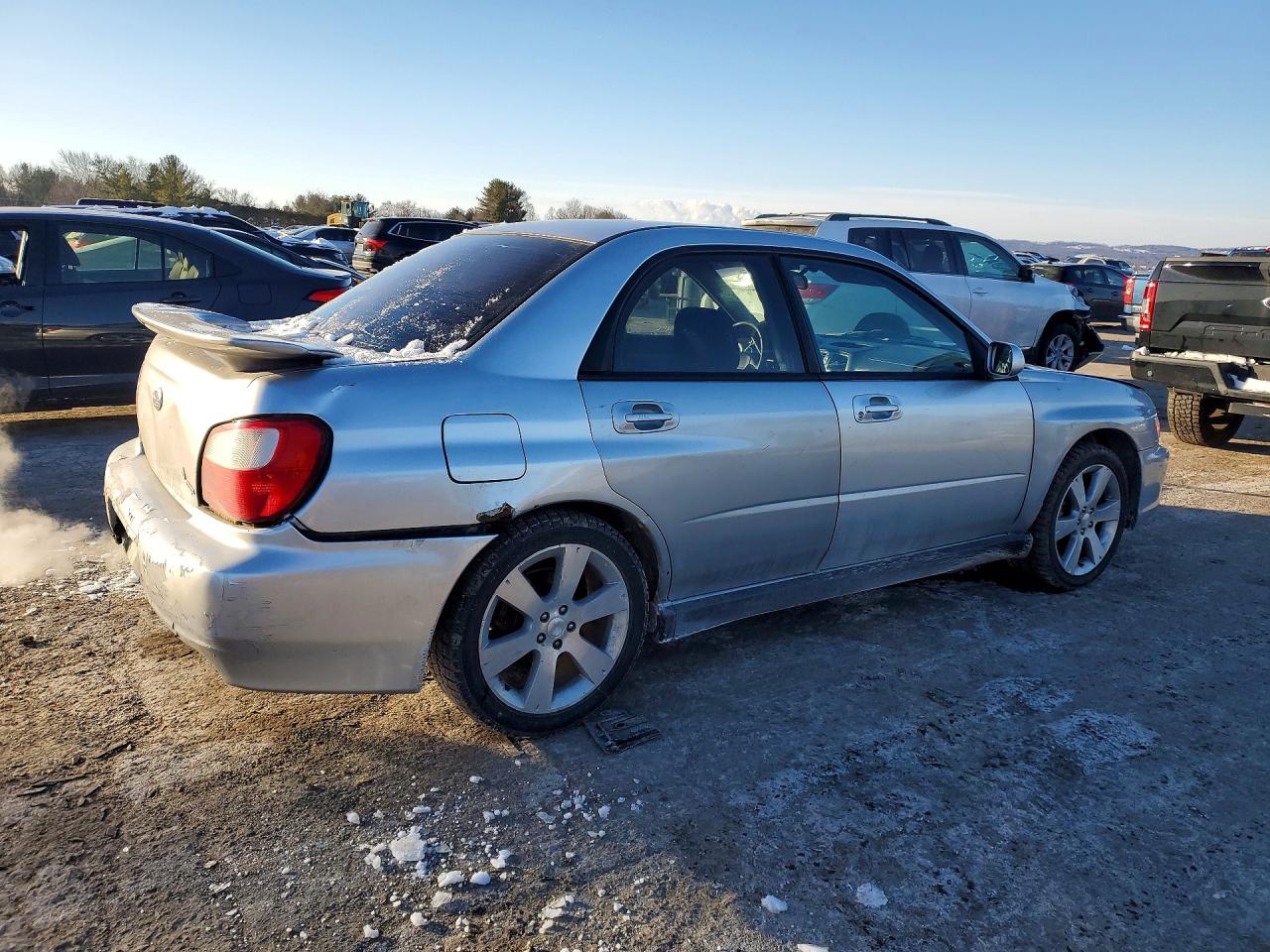 2003 Subaru Impreza Wrx Silver vin: JF1GD29643G502047