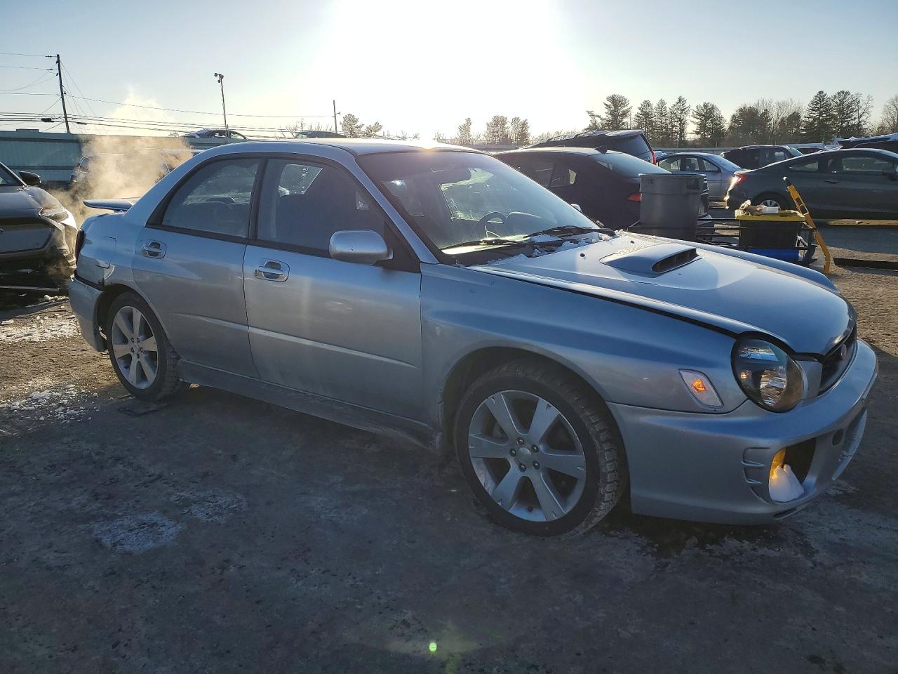 2003 Subaru Impreza Wrx Silver vin: JF1GD29643G502047