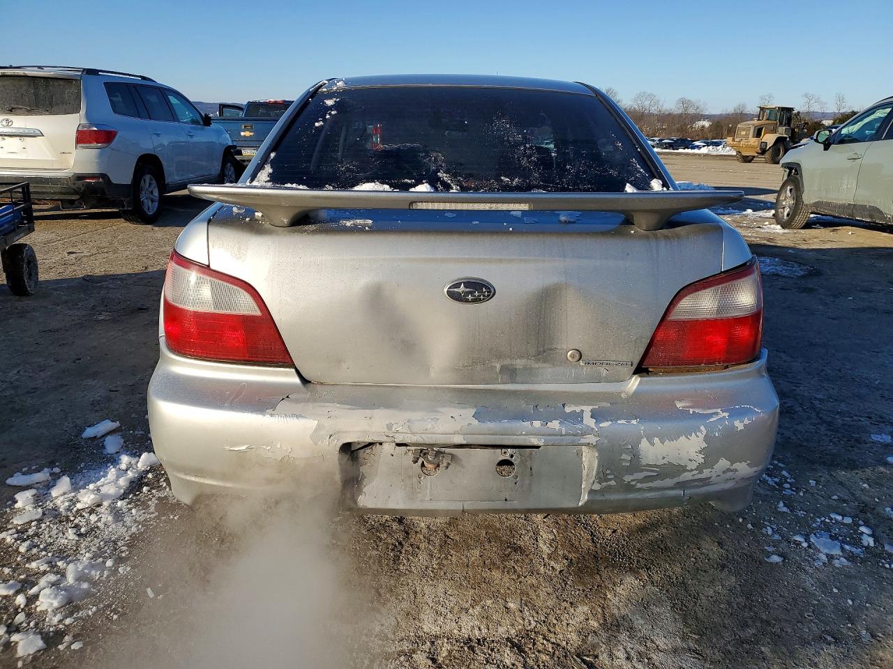 2003 Subaru Impreza Wrx Silver vin: JF1GD29643G502047