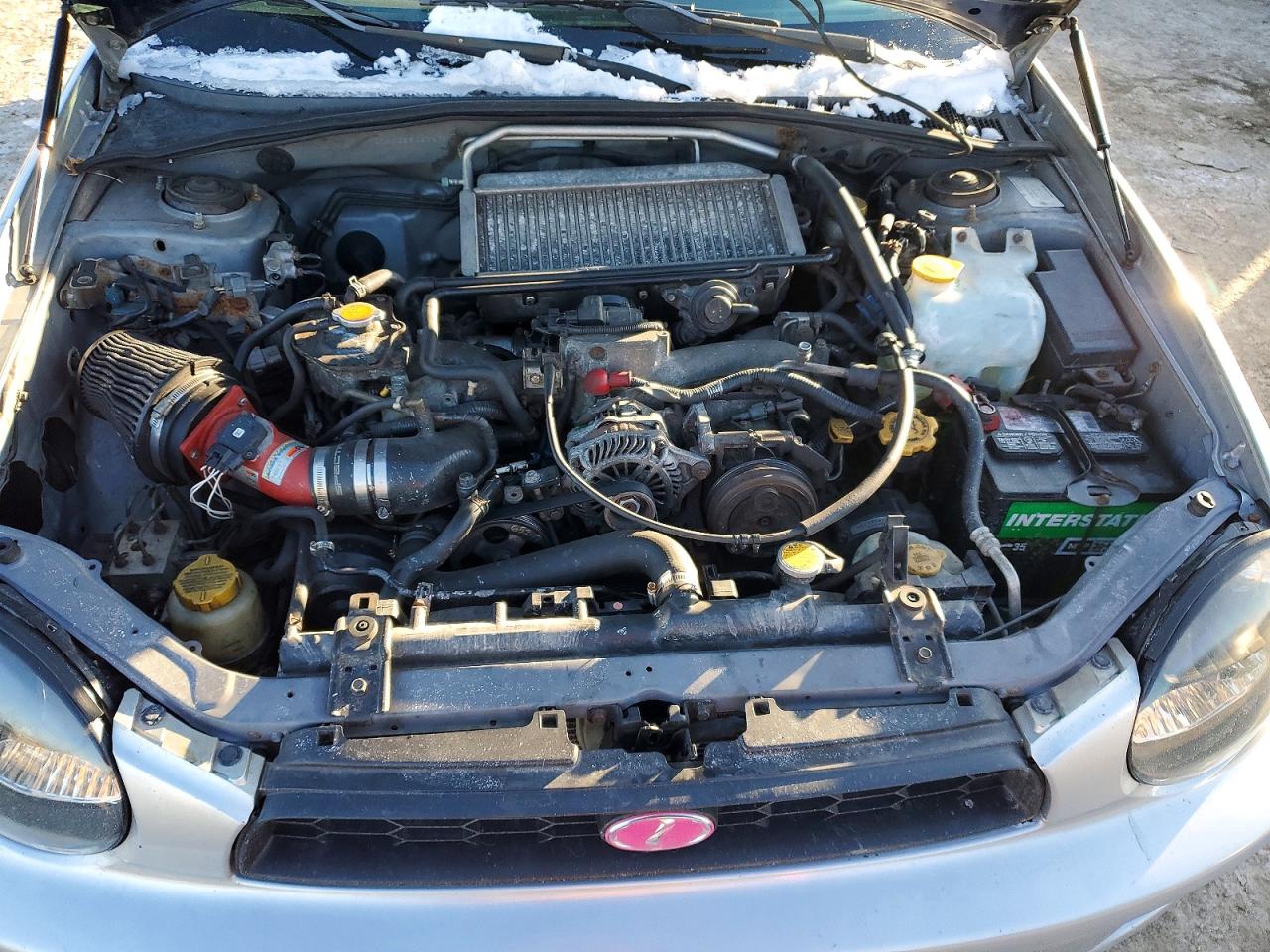 2003 Subaru Impreza Wrx Silver vin: JF1GD29643G502047