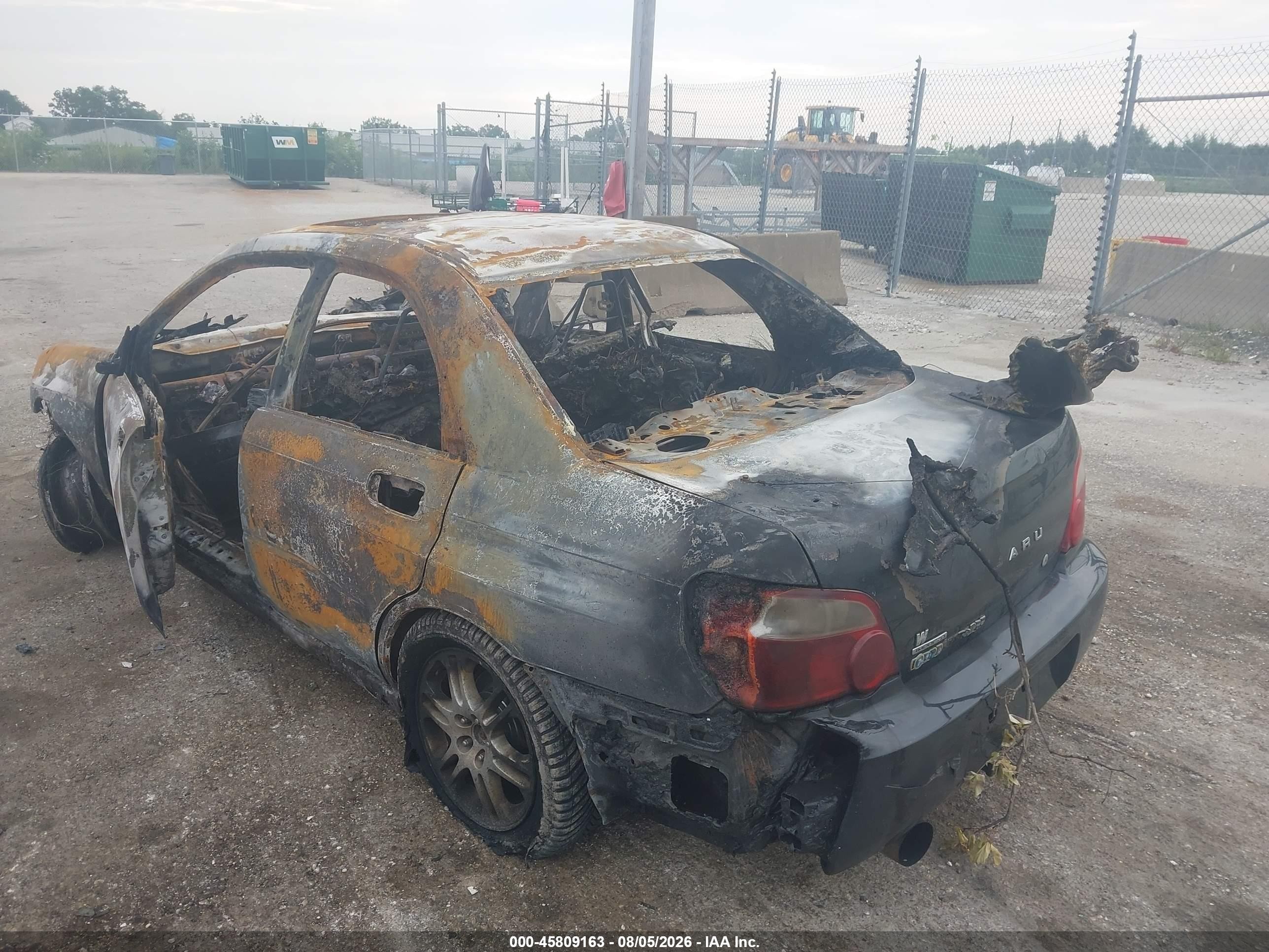 2005 Subaru Impreza Wrx Серый vin: JF1GD29645G505761