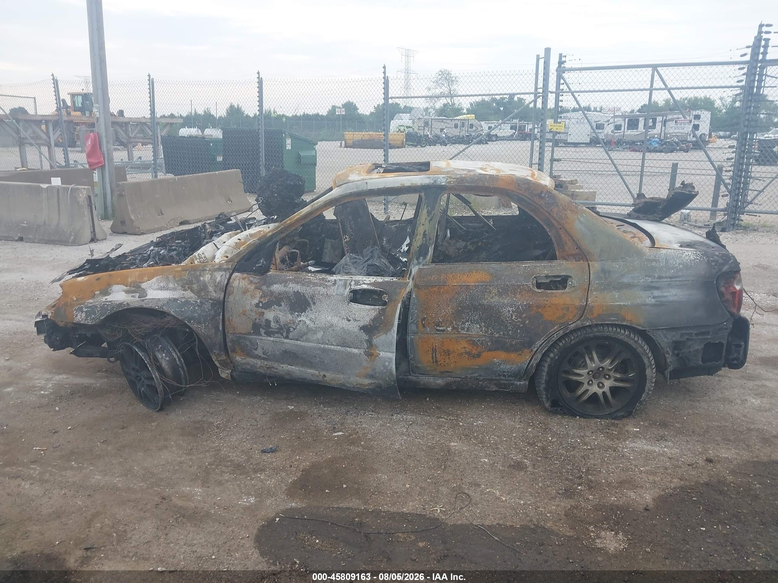2005 Subaru Impreza Wrx Серый vin: JF1GD29645G505761