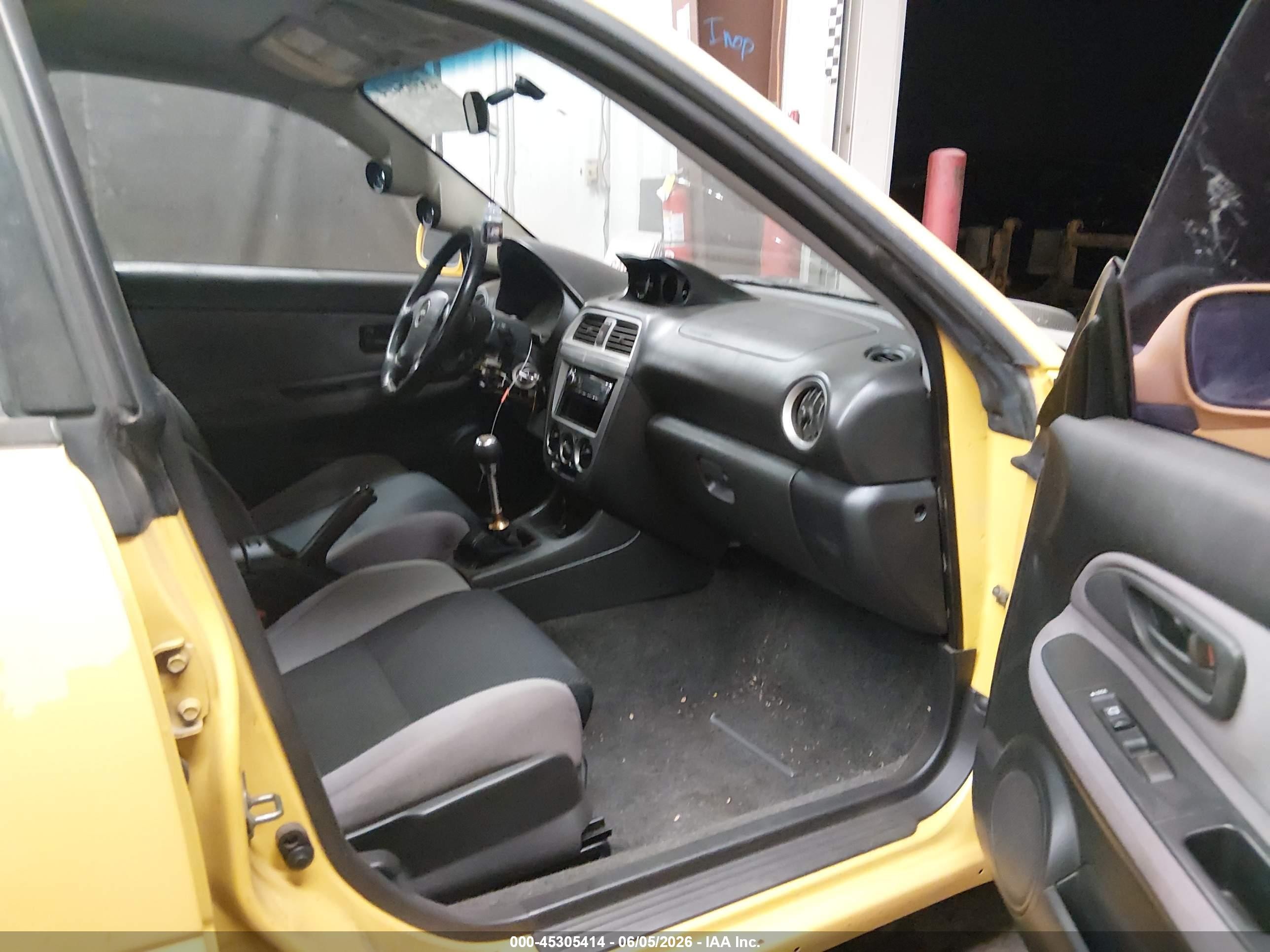 2003 Subaru Impreza Wrx Yellow vin: JF1GD29653G501490