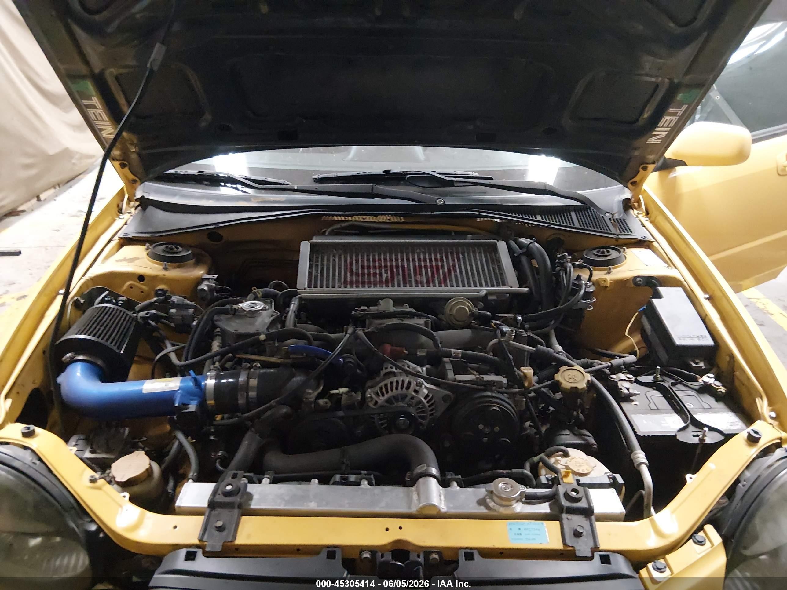 2003 Subaru Impreza Wrx Yellow vin: JF1GD29653G501490