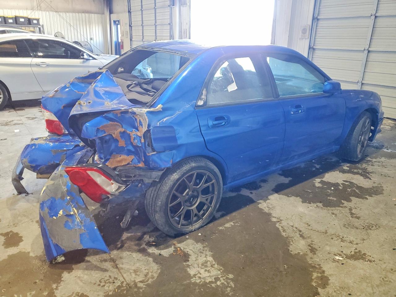 2004 Subaru Impreza Wrx Blue vin: JF1GD29654G503340