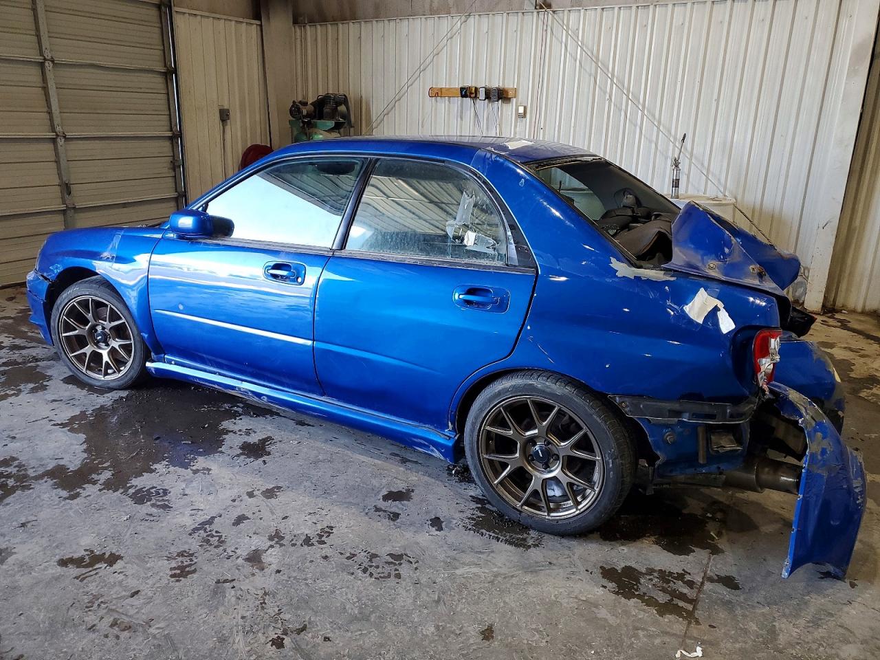 2004 Subaru Impreza Wrx Blue vin: JF1GD29654G503340