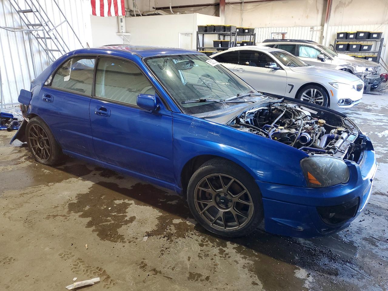 2004 Subaru Impreza Wrx Blue vin: JF1GD29654G503340