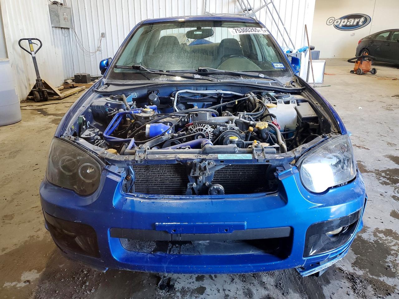 2004 Subaru Impreza Wrx Blue vin: JF1GD29654G503340
