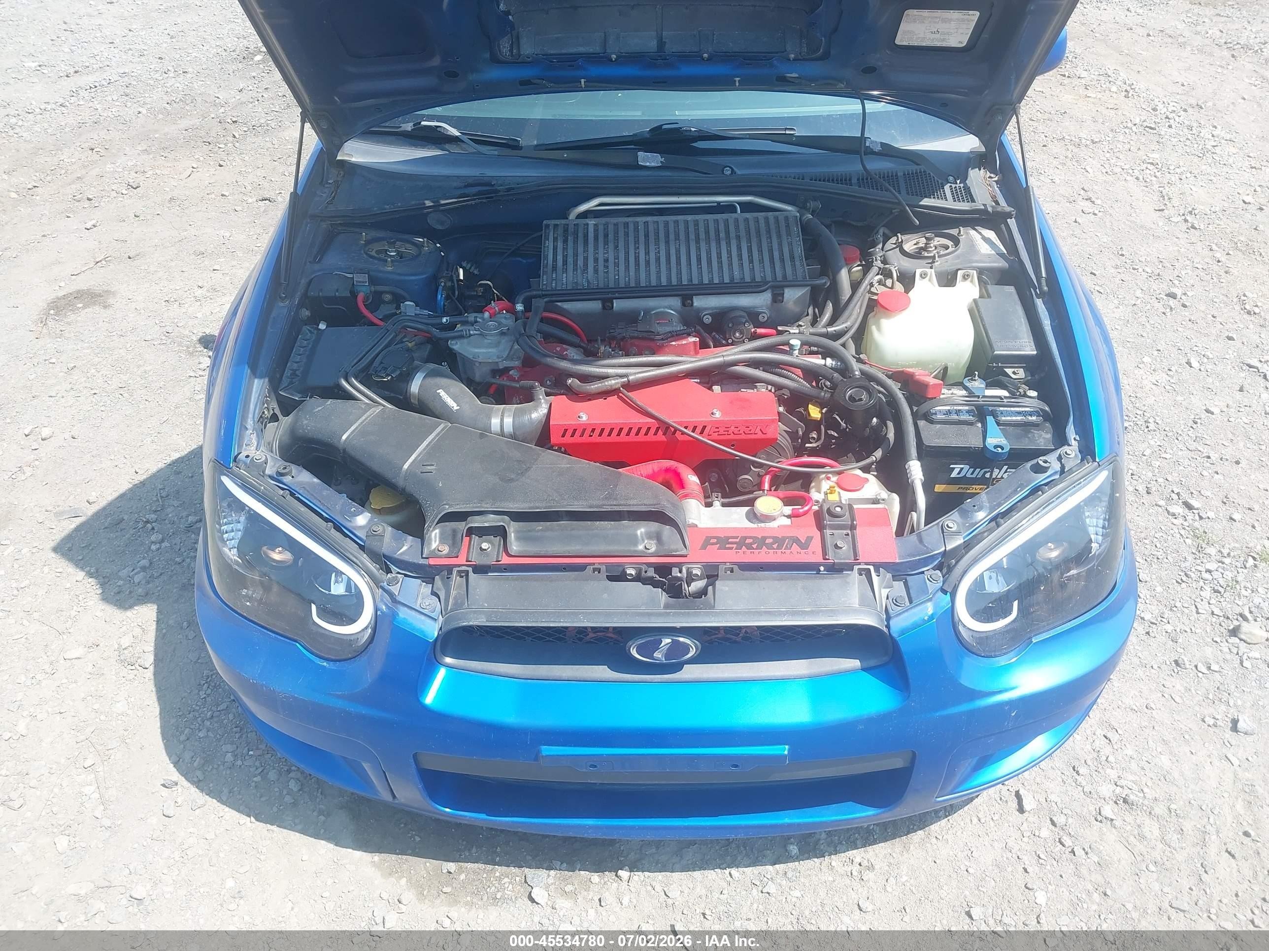 2004 Subaru Impreza Wrx Синий vin: JF1GD29654G519733