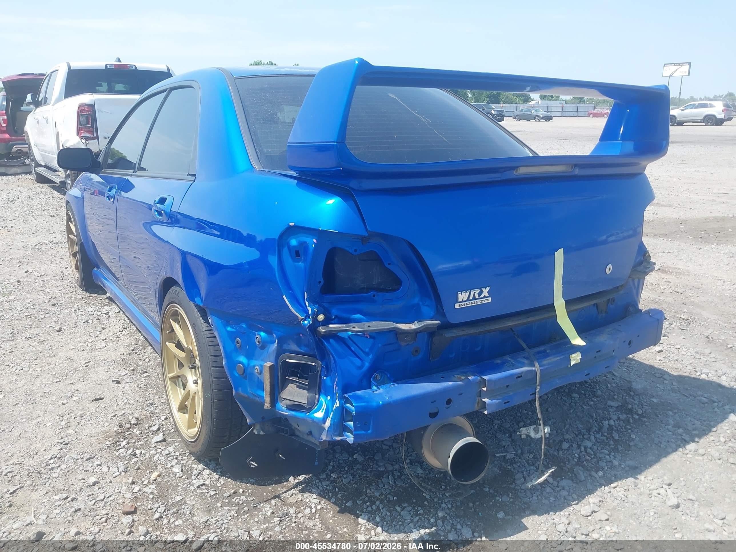 2004 Subaru Impreza Wrx Синий vin: JF1GD29654G519733