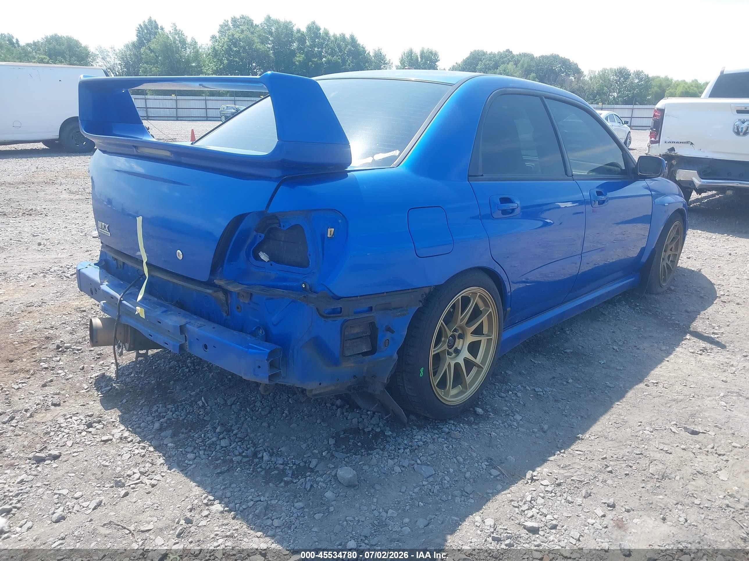 2004 Subaru Impreza Wrx Синий vin: JF1GD29654G519733