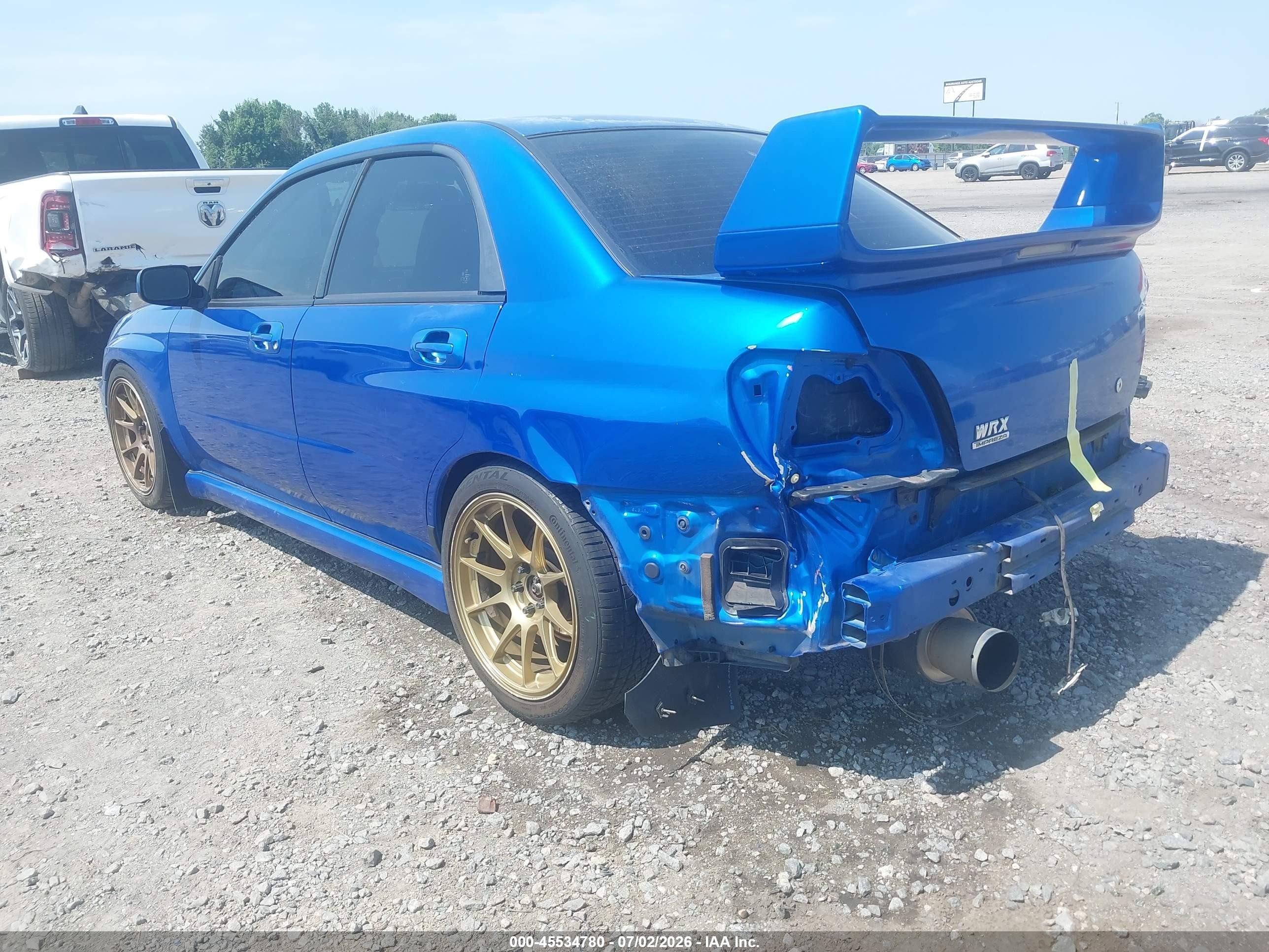 2004 Subaru Impreza Wrx Синий vin: JF1GD29654G519733