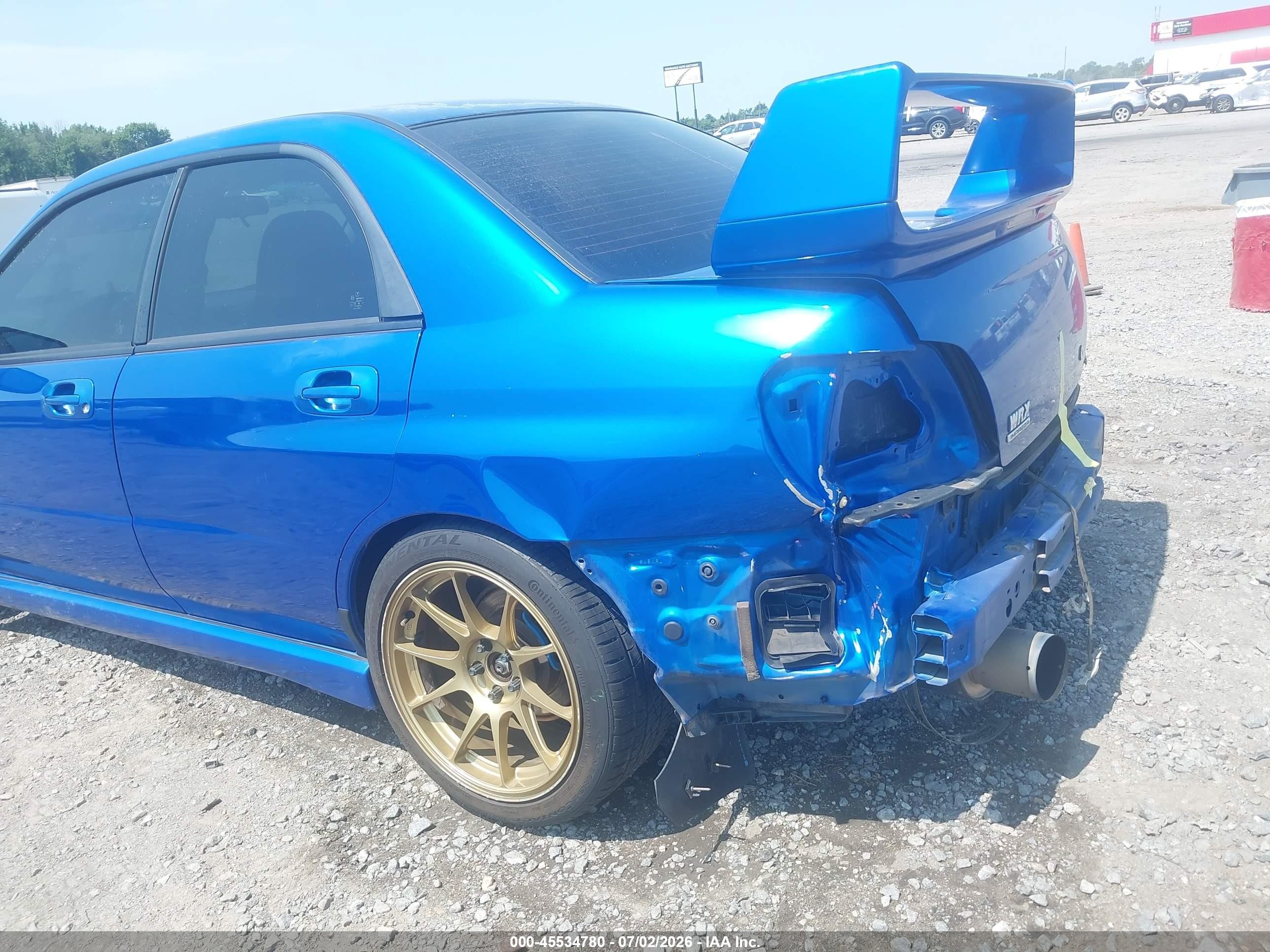2004 Subaru Impreza Wrx Синий vin: JF1GD29654G519733