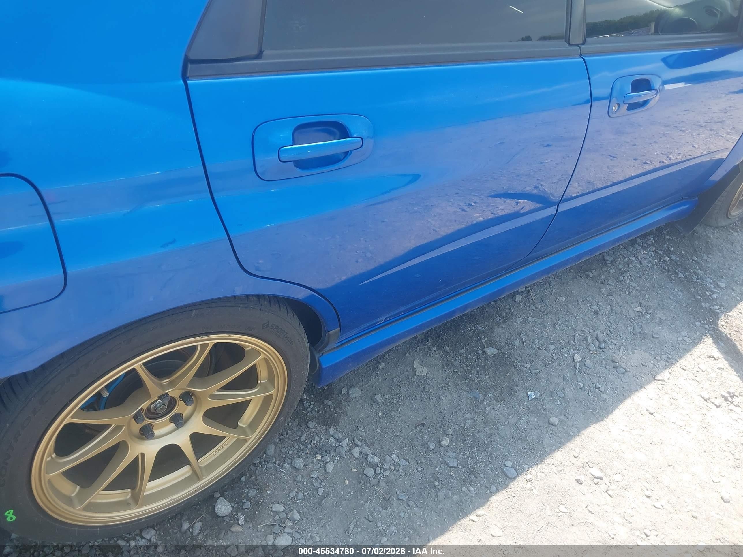 2004 Subaru Impreza Wrx Синий vin: JF1GD29654G519733