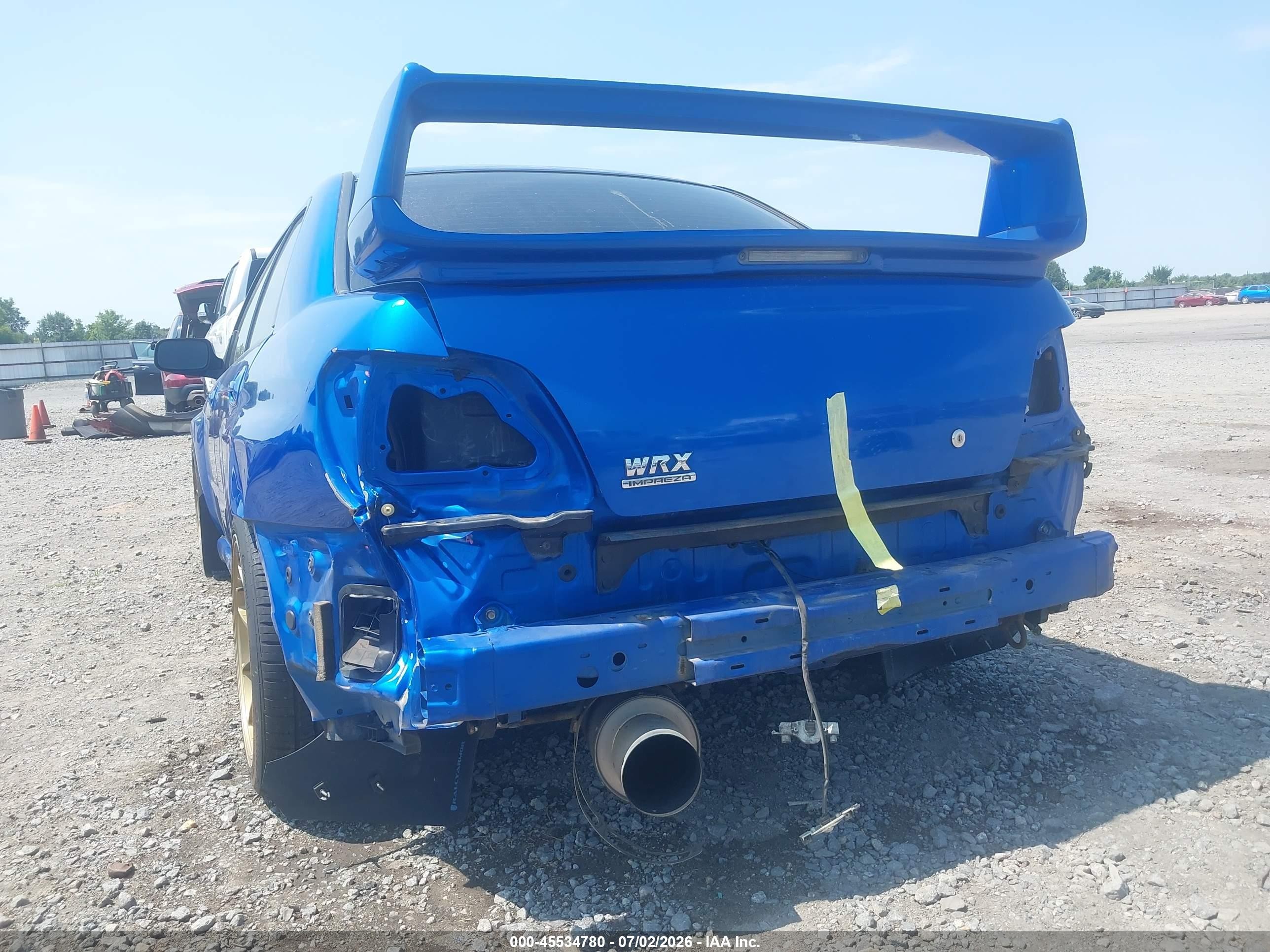 2004 Subaru Impreza Wrx Синий vin: JF1GD29654G519733
