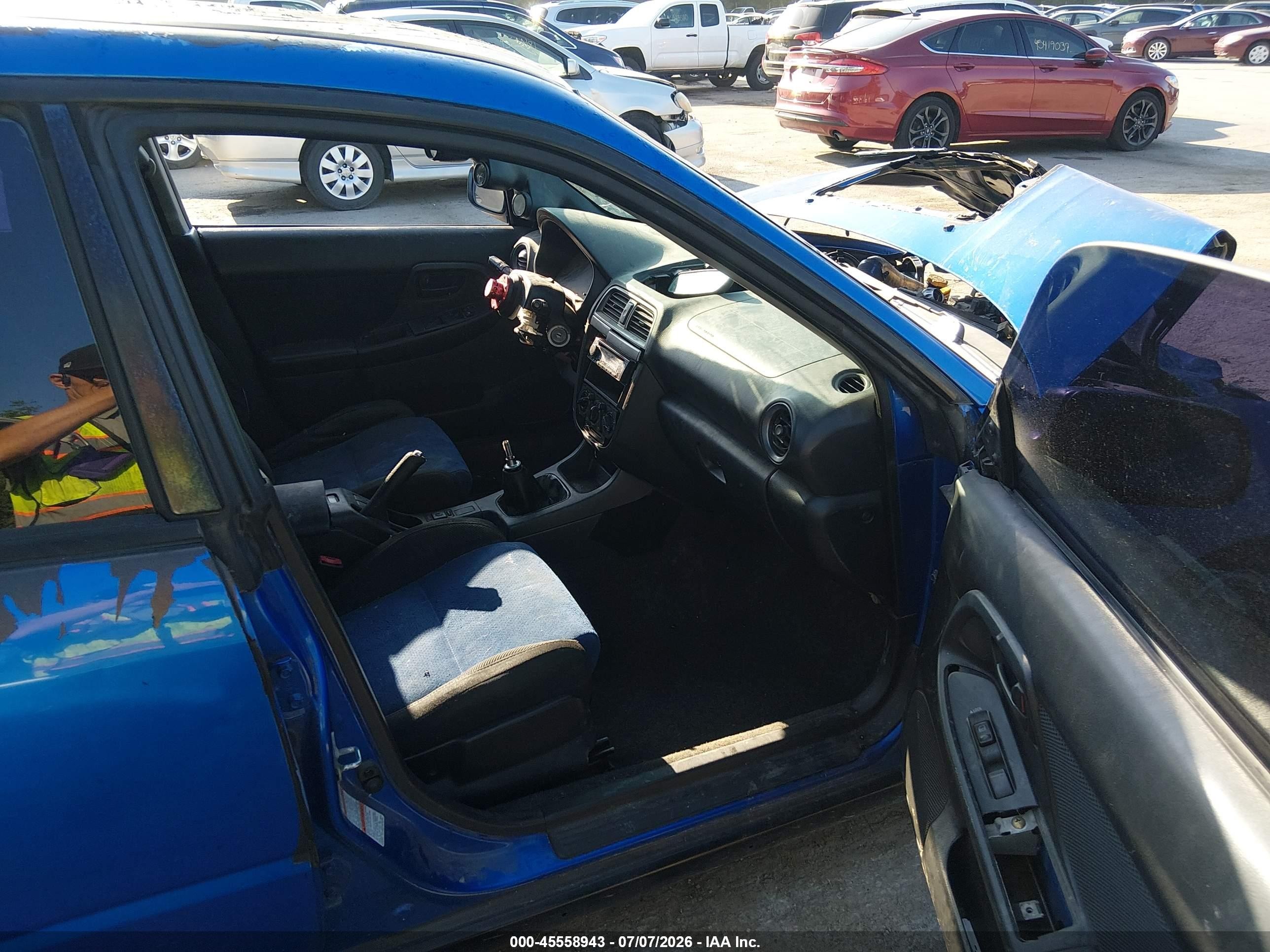 2004 Subaru Impreza Wrx Blue vin: JF1GD29664G513200