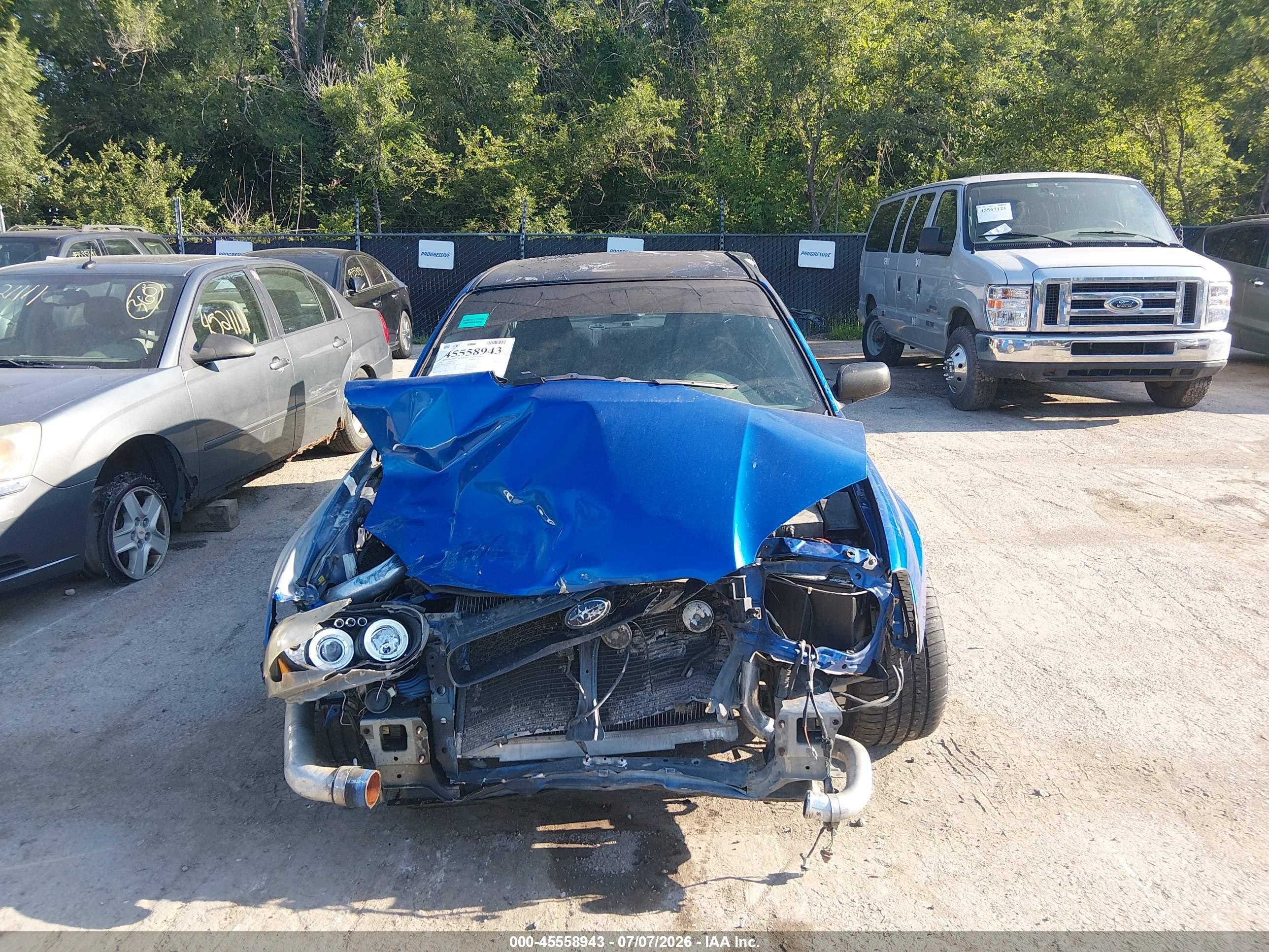 2004 Subaru Impreza Wrx Blue vin: JF1GD29664G513200