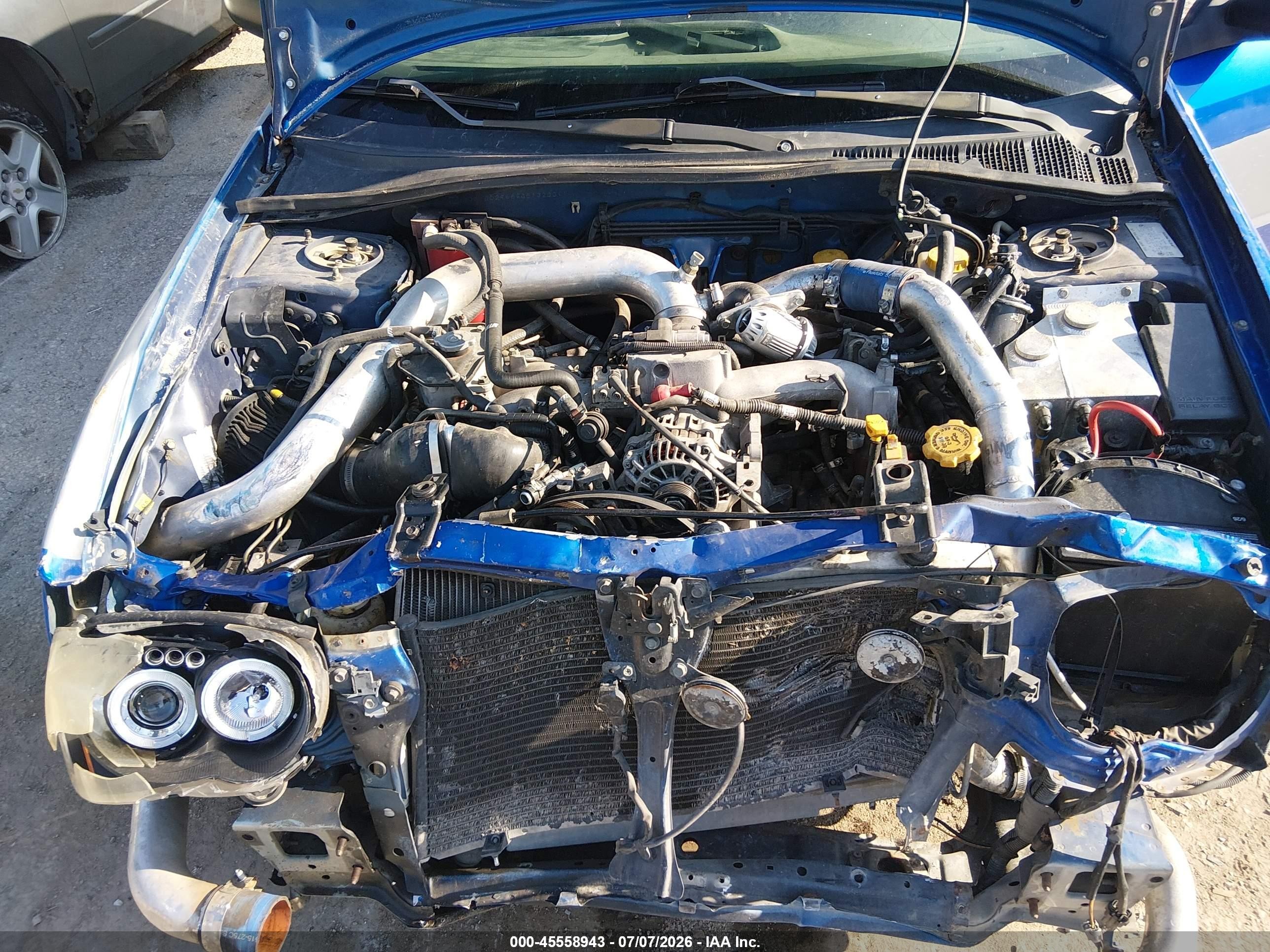 2004 Subaru Impreza Wrx Blue vin: JF1GD29664G513200