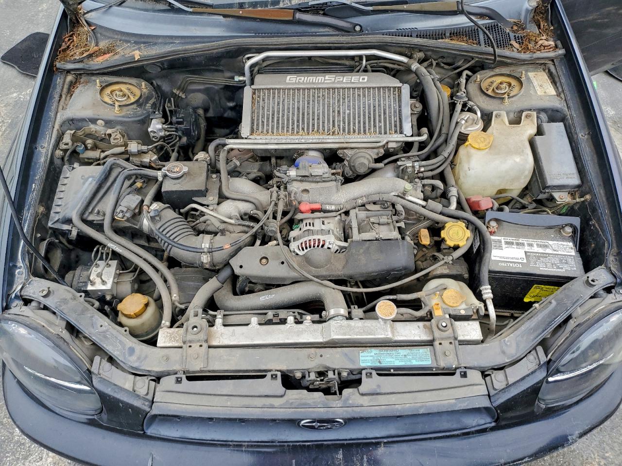 2003 Subaru Impreza Wrx Black vin: JF1GD29673G502057
