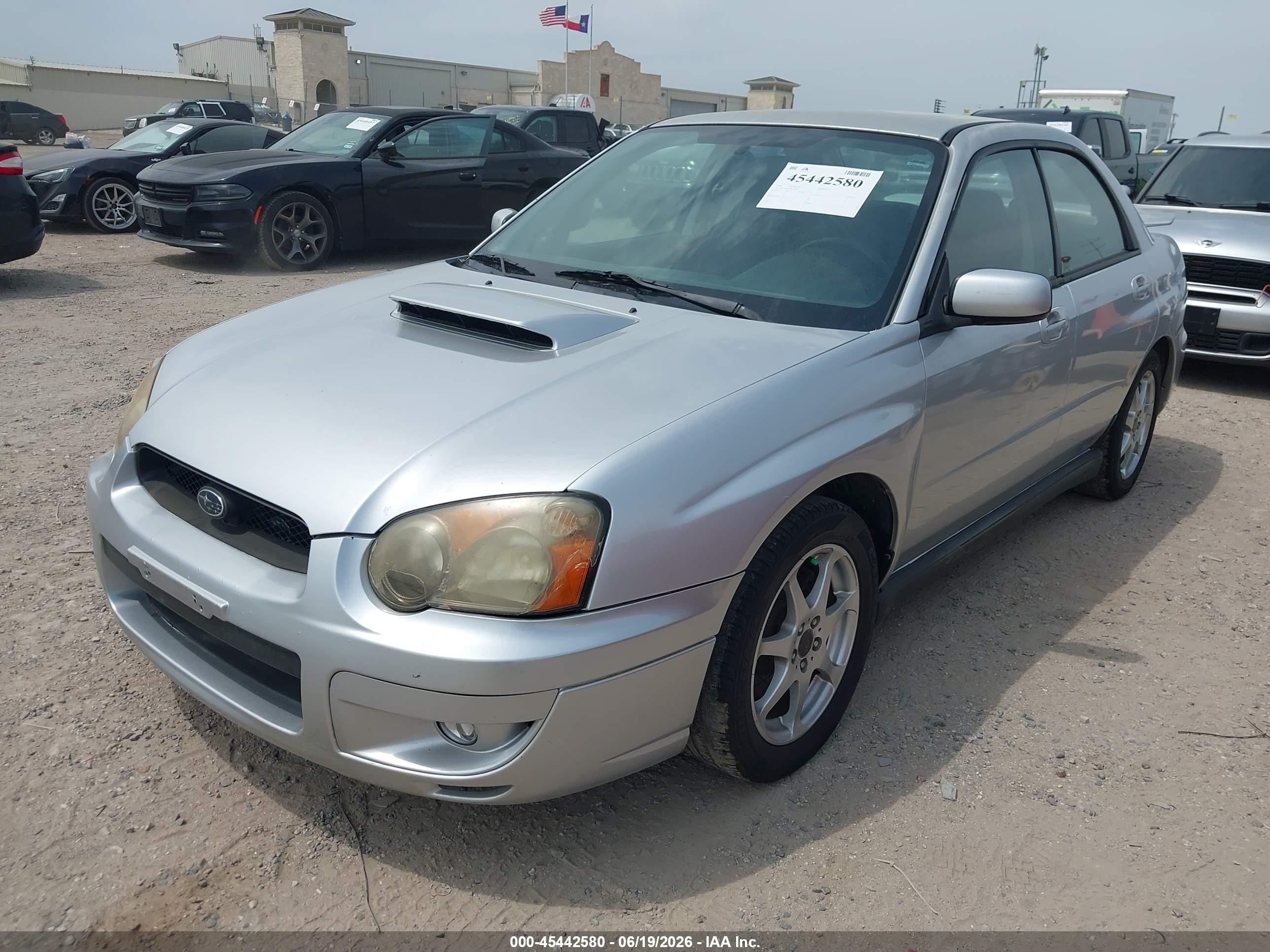 2004 Subaru Impreza Wrx Silver vin: JF1GD29674G523850