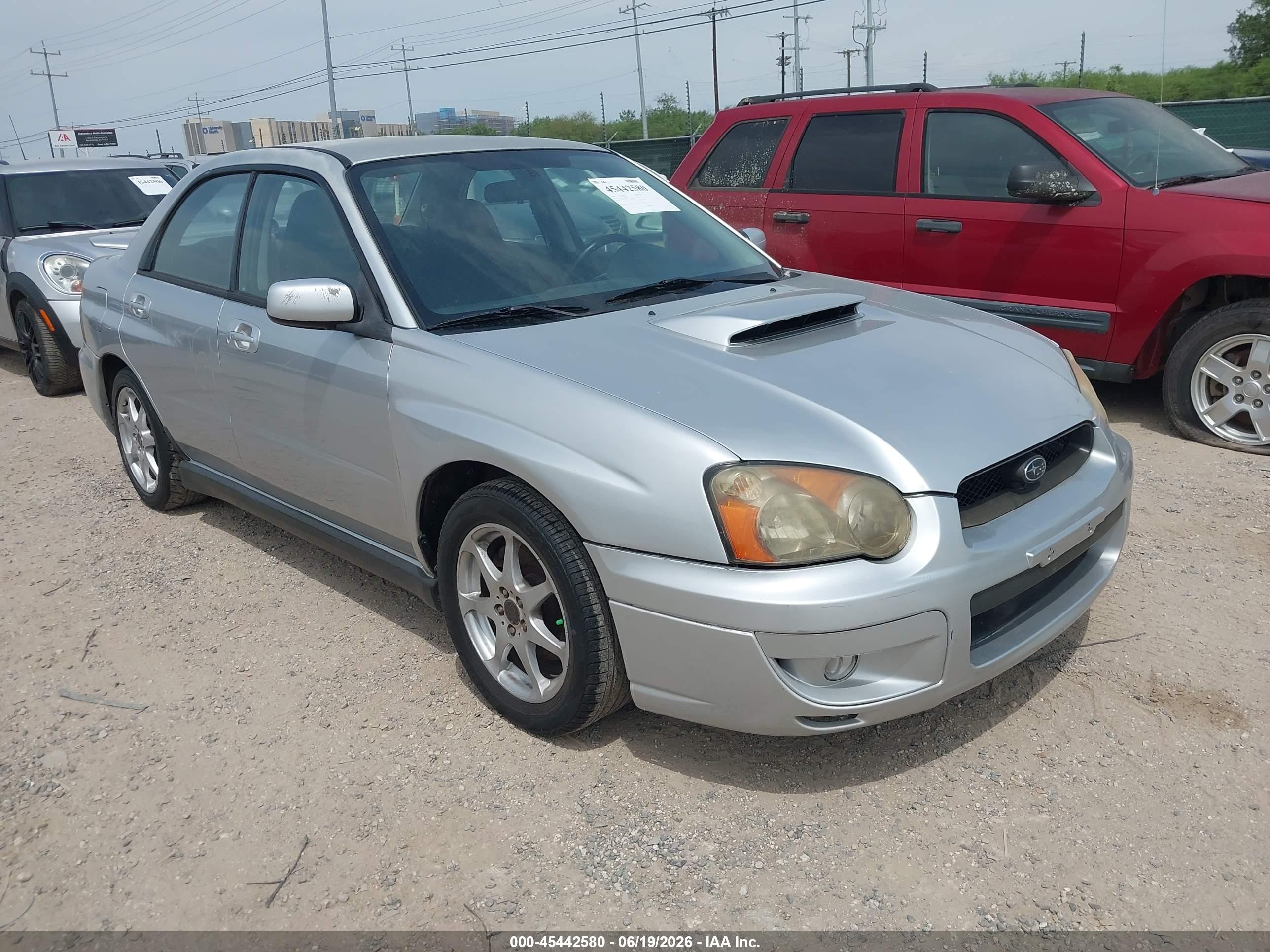 2004 Subaru Impreza Wrx Silver vin: JF1GD29674G523850