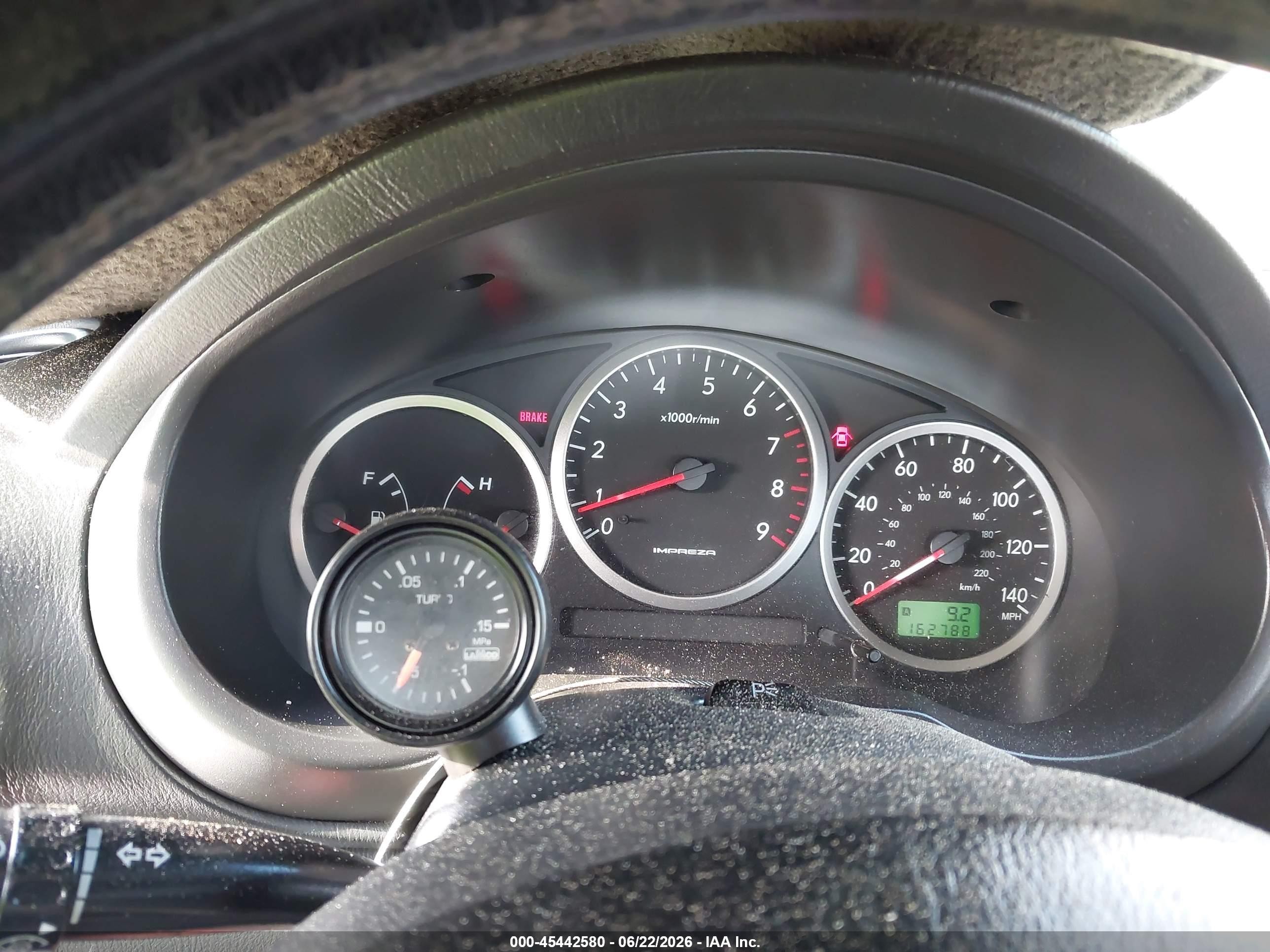 2004 Subaru Impreza Wrx Silver vin: JF1GD29674G523850