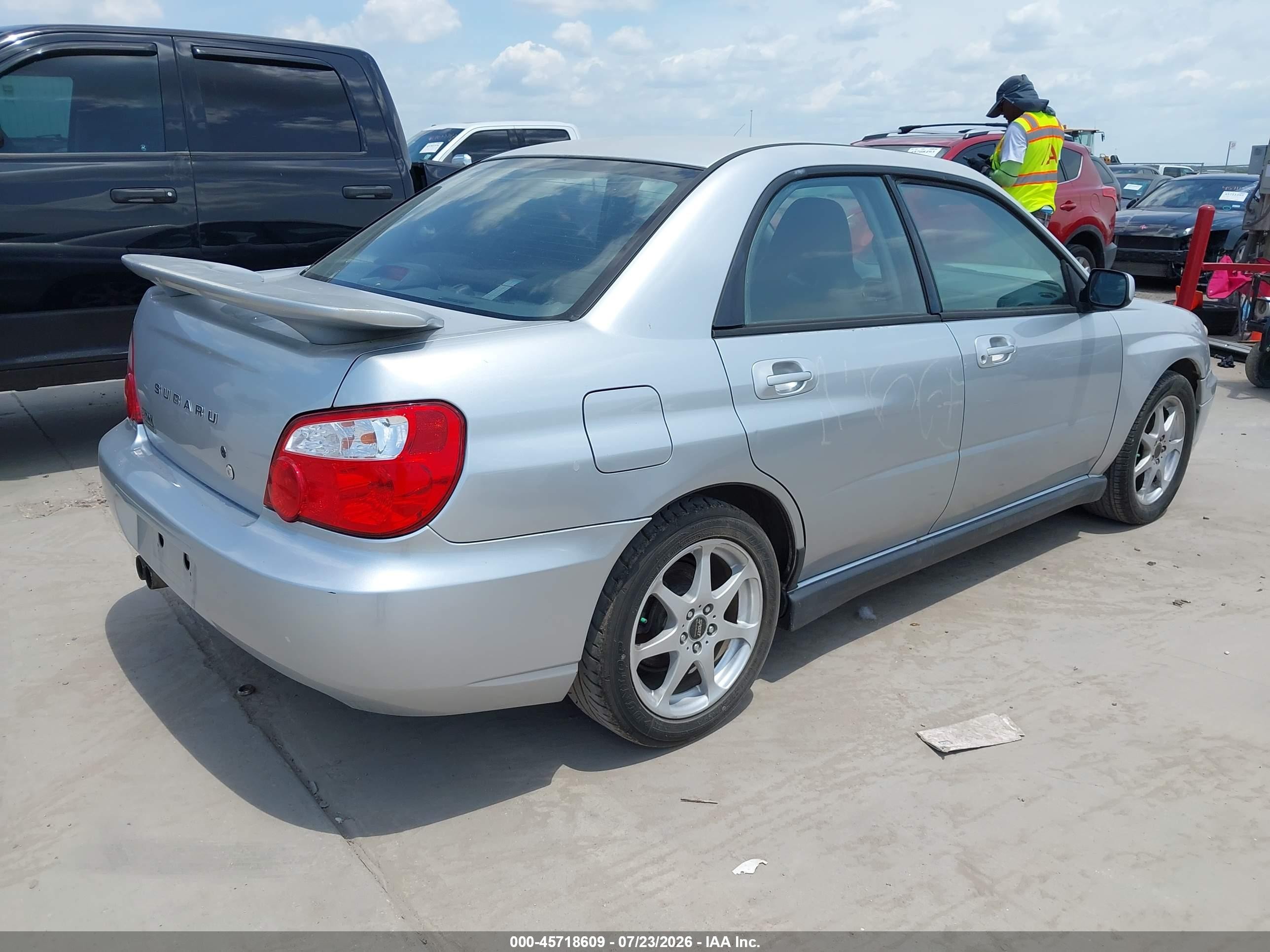 2004 Subaru Impreza Wrx Silver vin: JF1GD29674G523850
