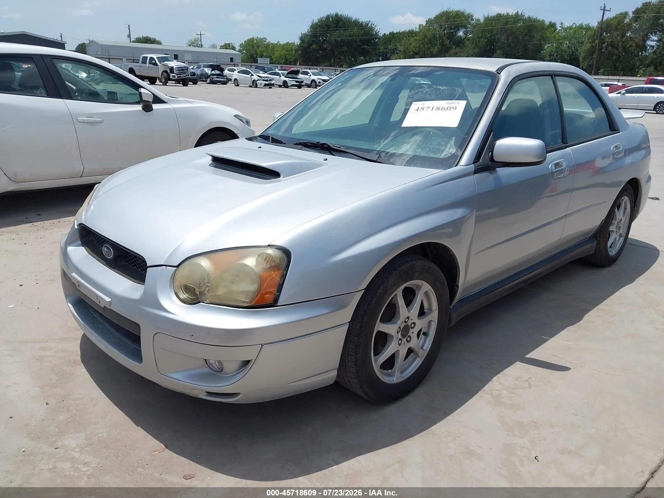 2004 Subaru Impreza Wrx Silver vin: JF1GD29674G523850